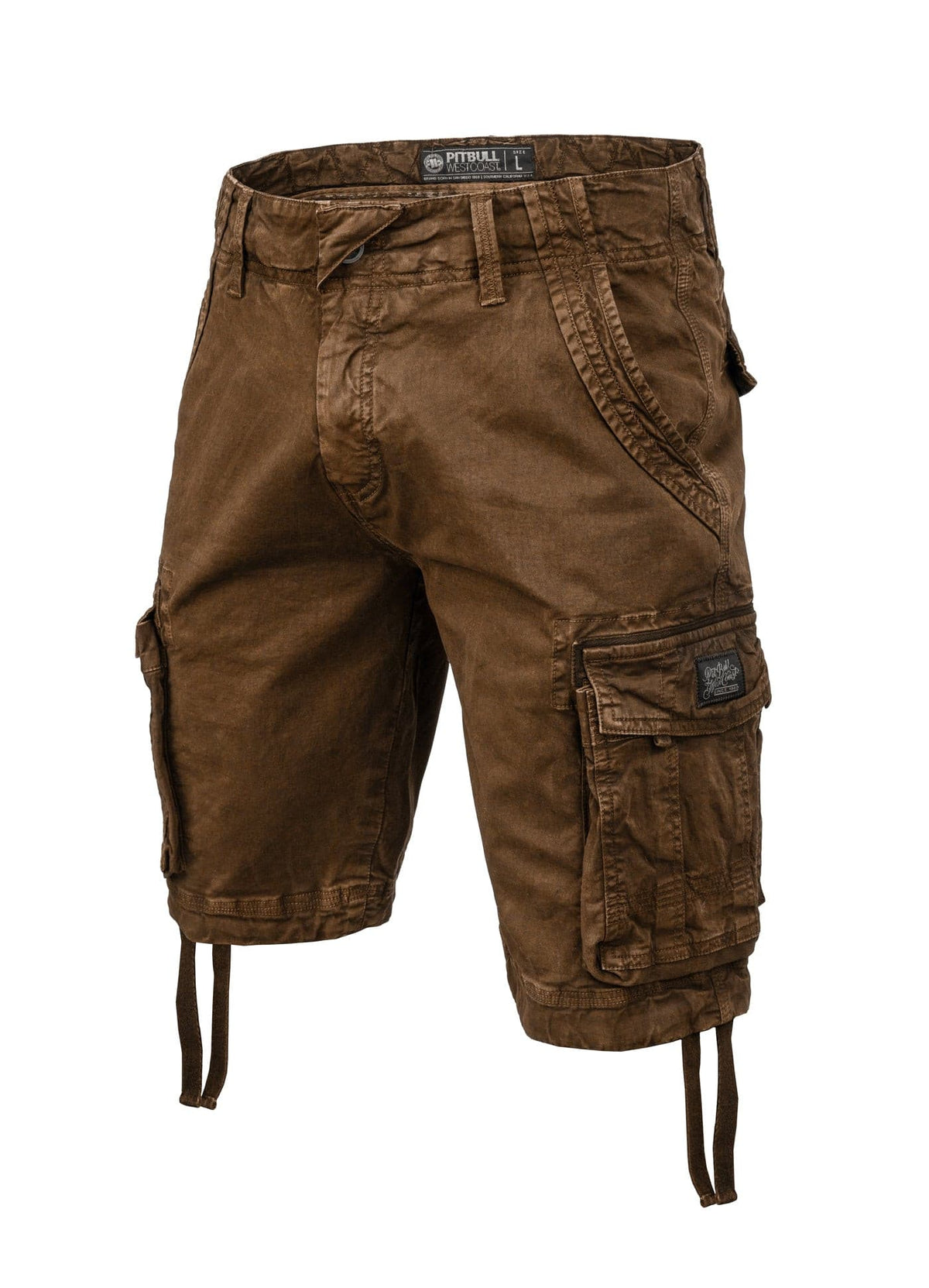 CARVER Brown Cargo shorts