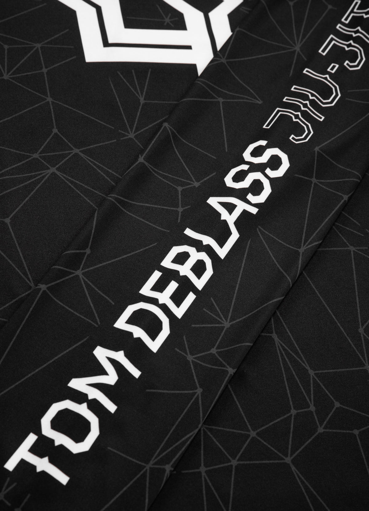 TOM DEBLASS Black Mesh Longsleeve T-shirt