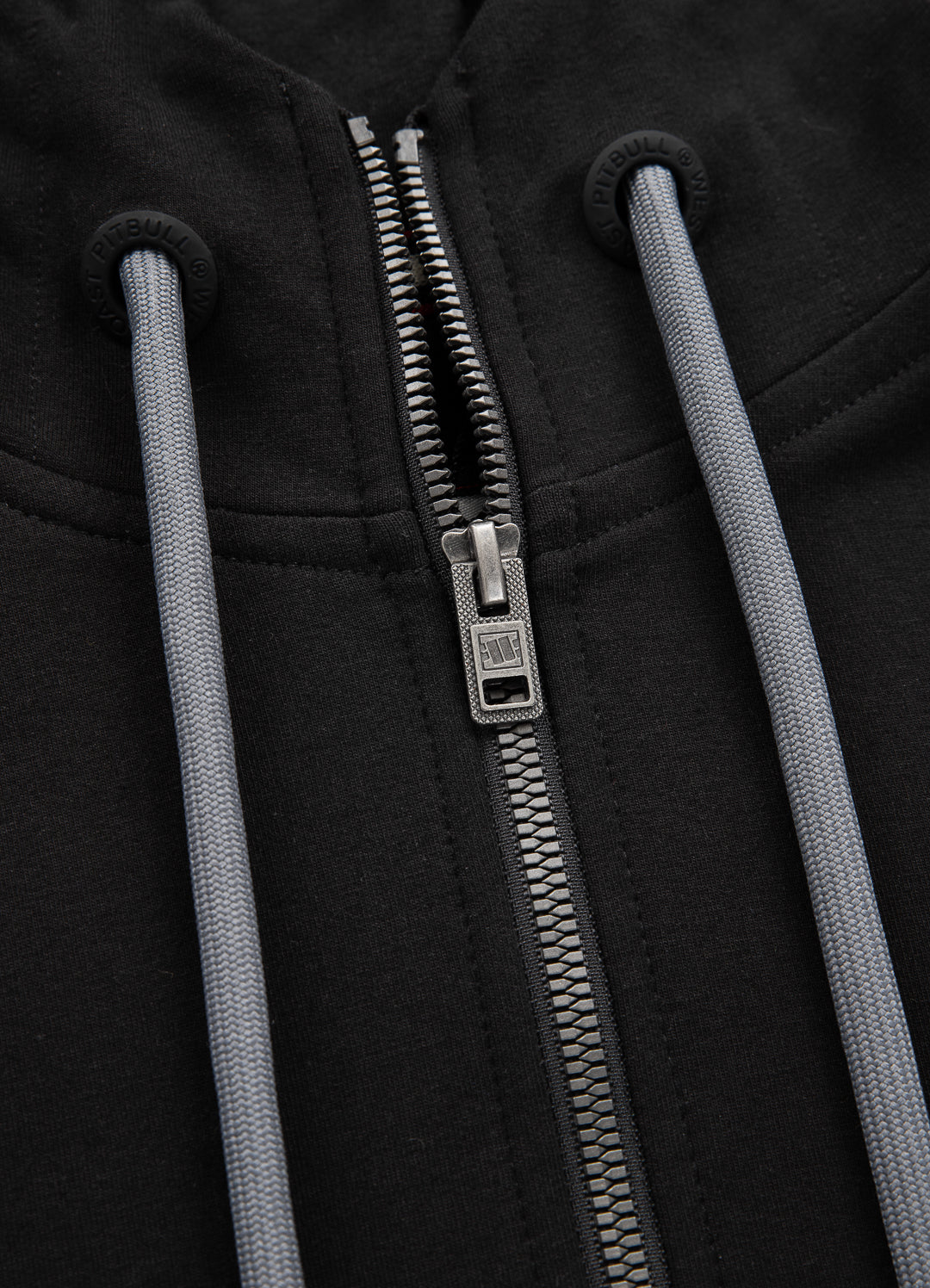 RENO French Terry Black Hooded Zip