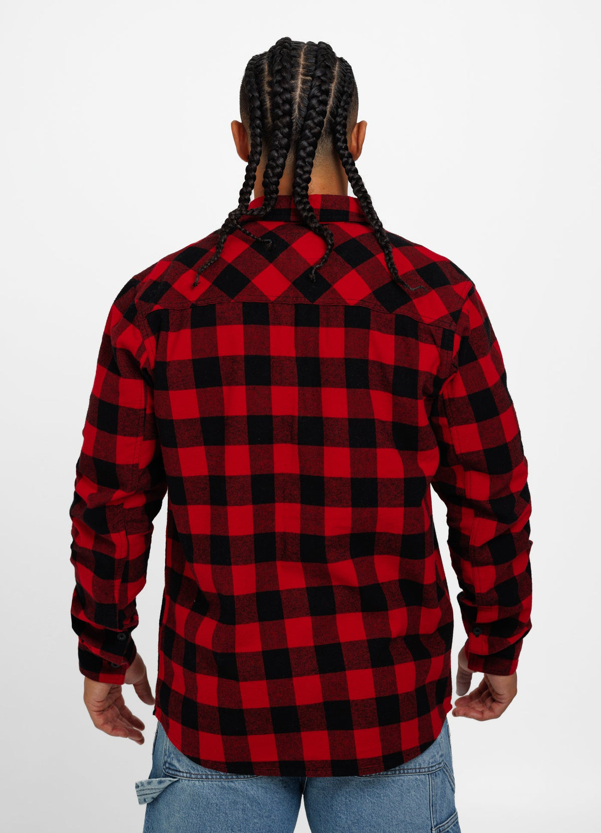 Mitchell - Red/Black Flannel Shirt