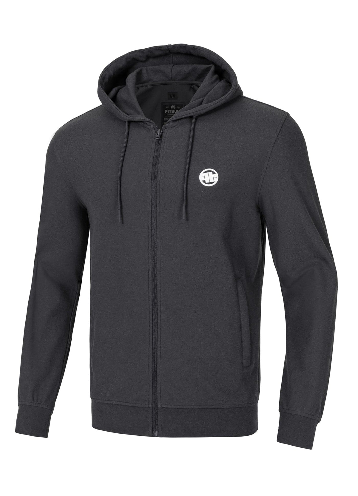 Zip Hoodie Pique Rockey - Graphite