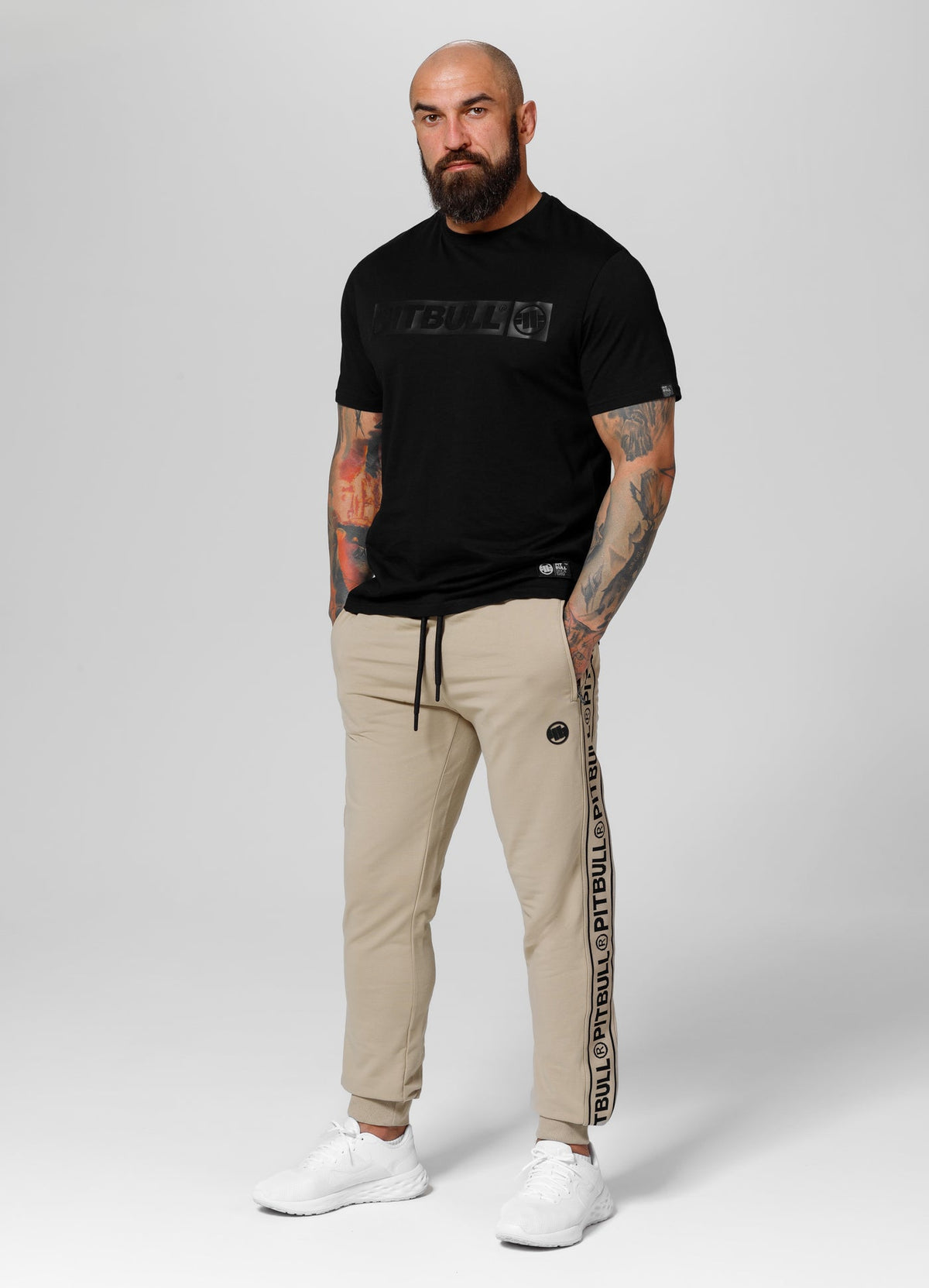 Sweatpants French Terry Byron - Sand