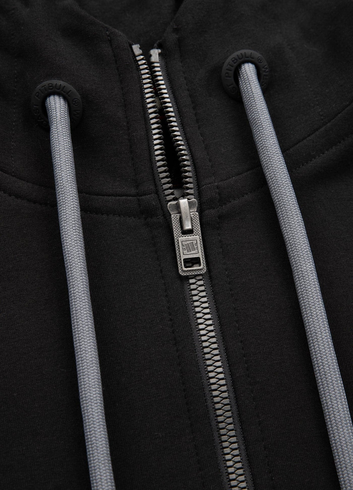 Zip Hoodie Lotus French Terry - Black