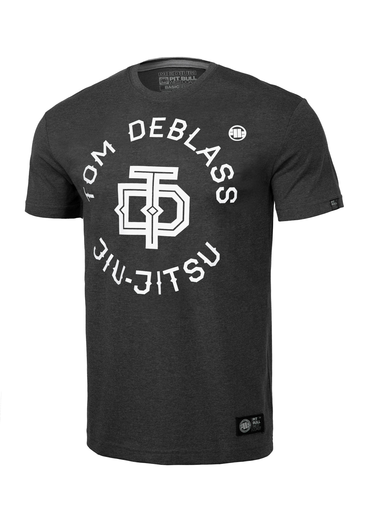 TOM DEBLASS T-Shirt Charcoal Melange