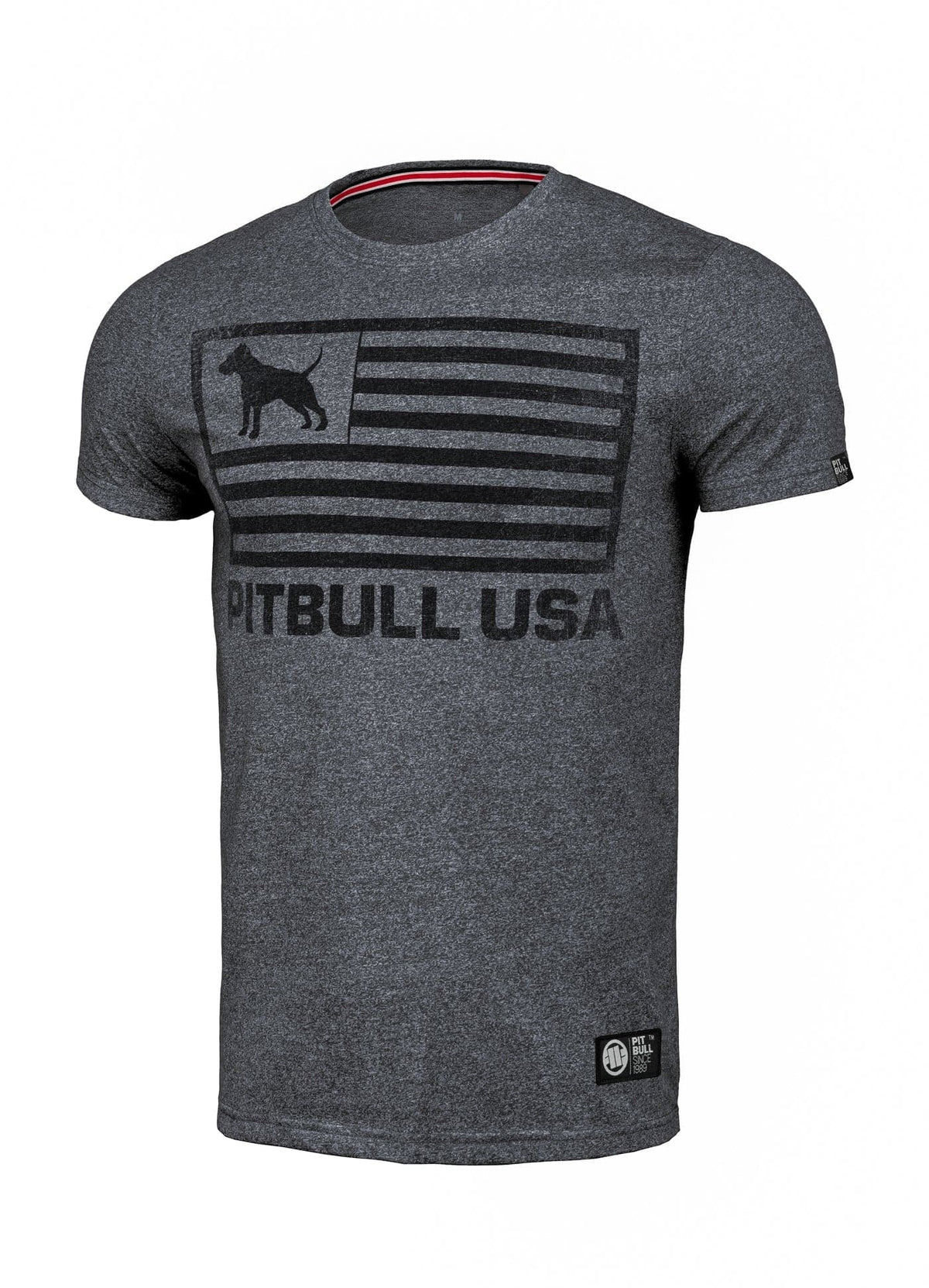 PITBULL USA Navy Melange T-Shirt