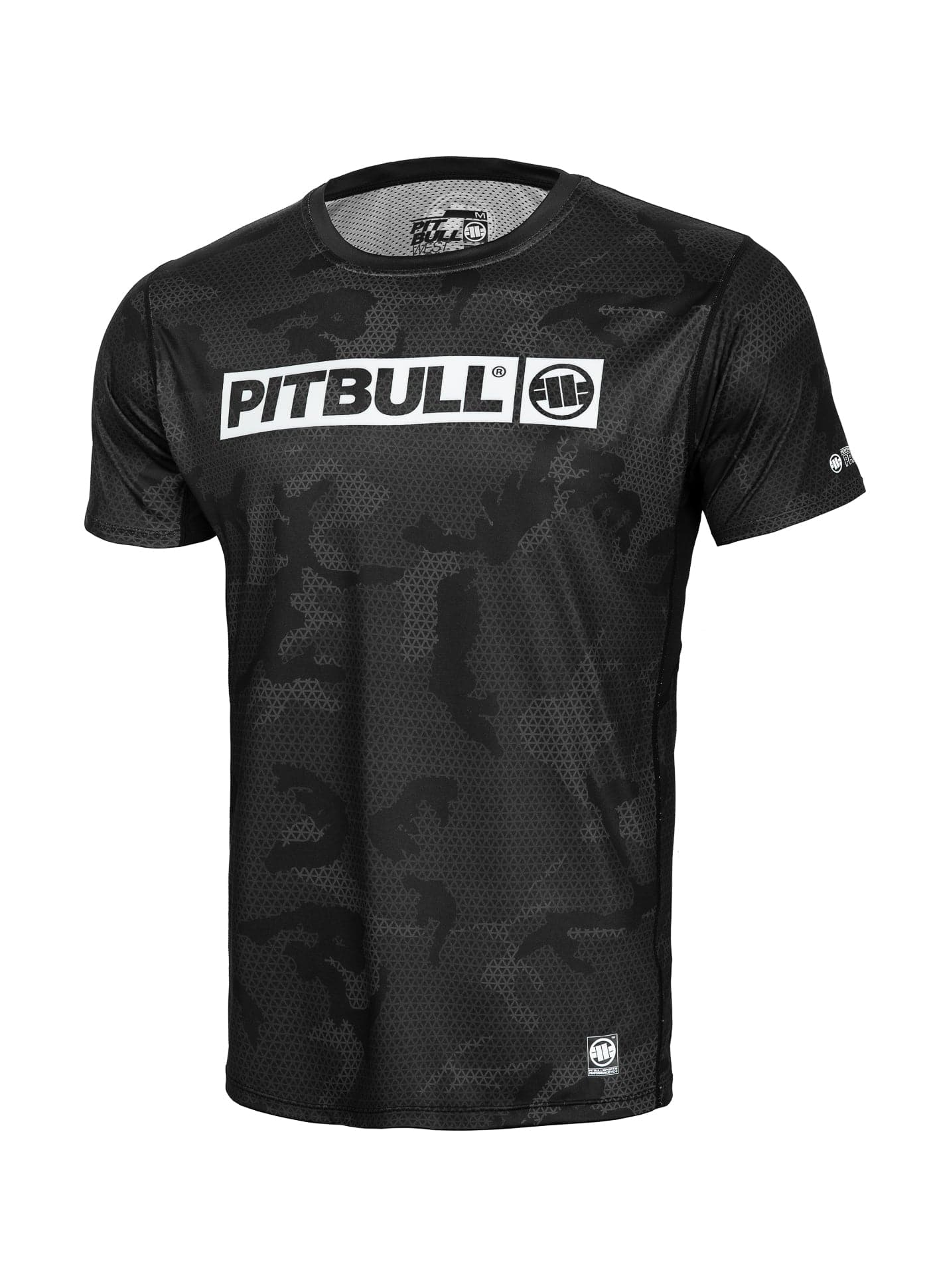 Net Camo Hilltop II - All Black Camo Mesh T-Shirt