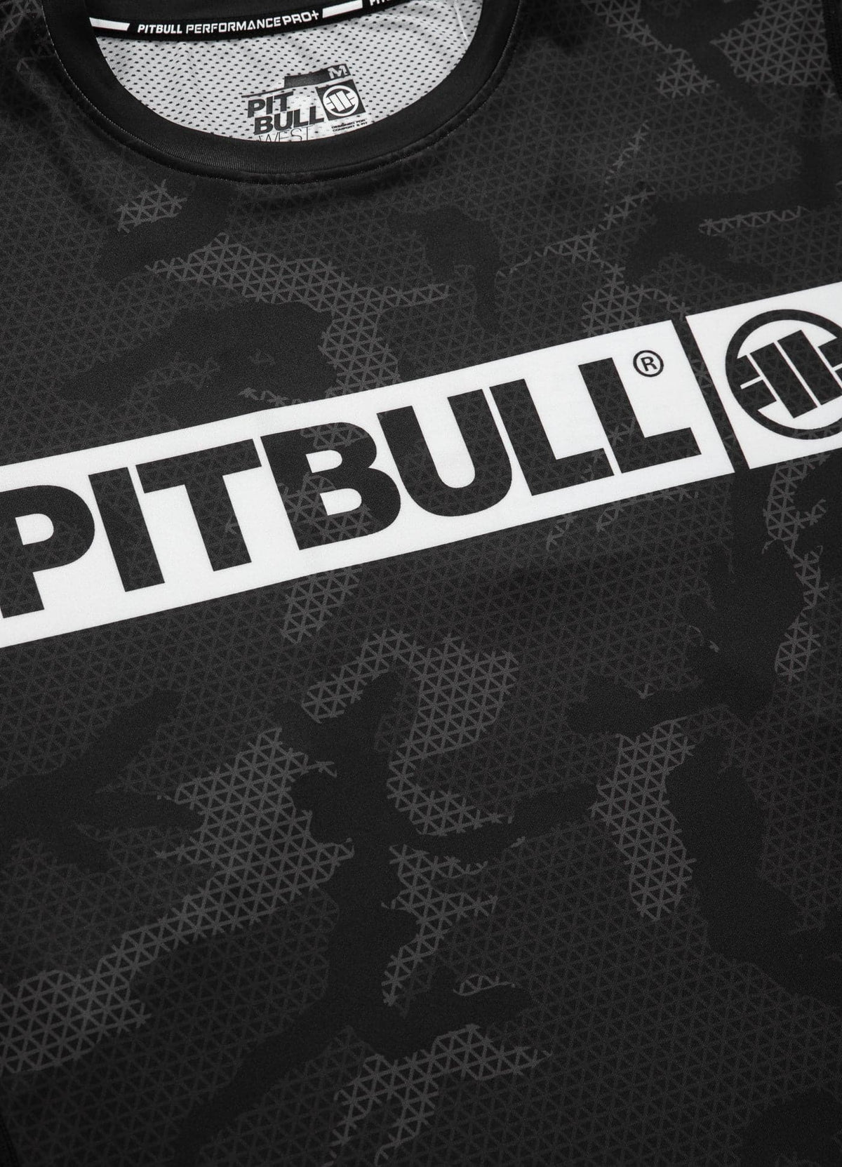Net Camo Hilltop II - All Black Camo Mesh T-Shirt