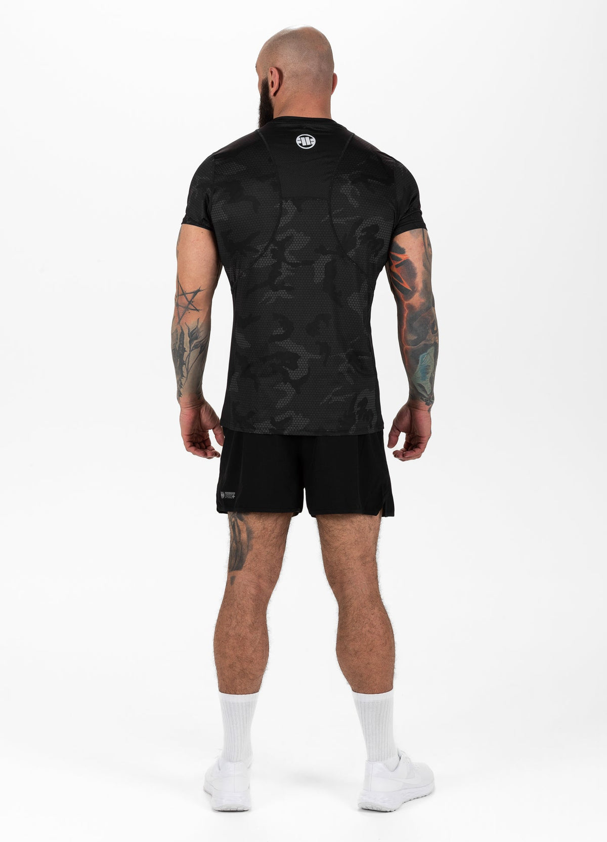 Net Camo Hilltop II - All Black Camo Mesh T-Shirt
