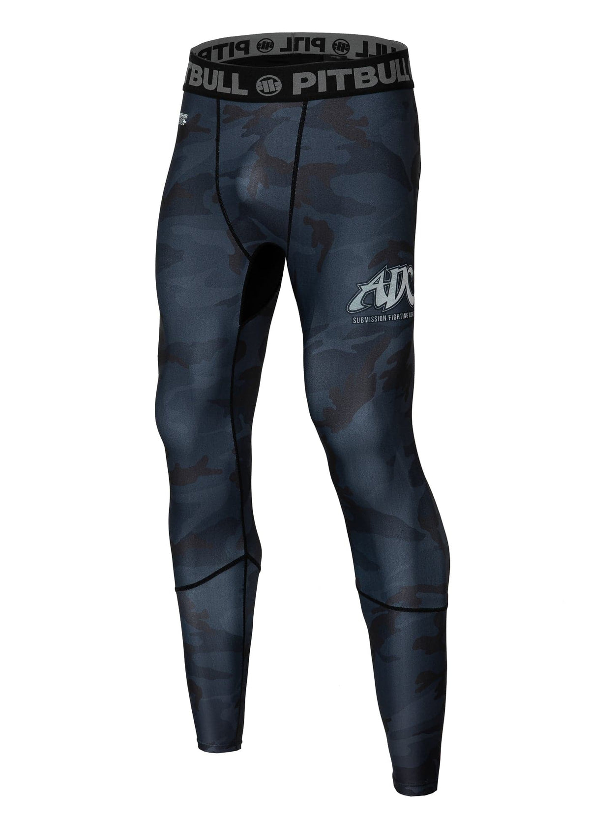 ADCC Compression Pants - All Black Camo Sports