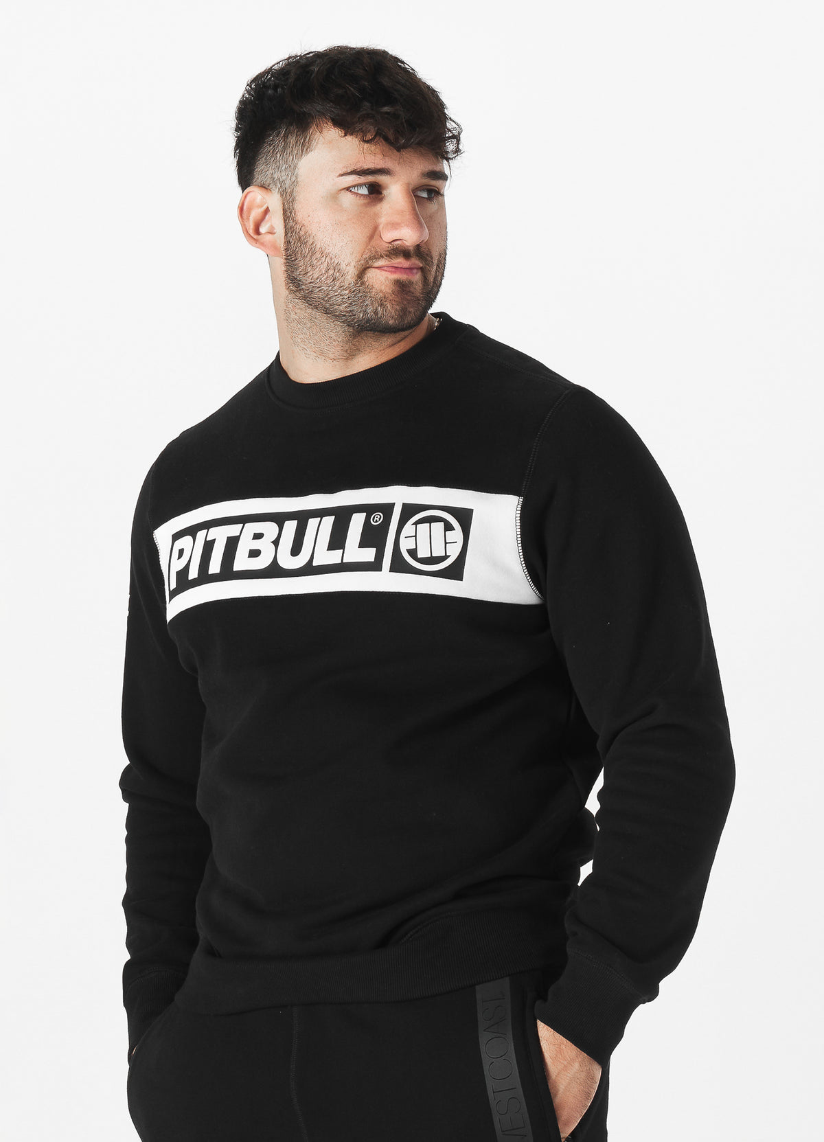 SHERWOOD Black Crewneck