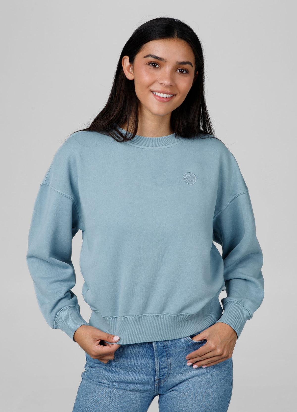 Women&#39;s sweatshirt Washed Manzanita - Blue