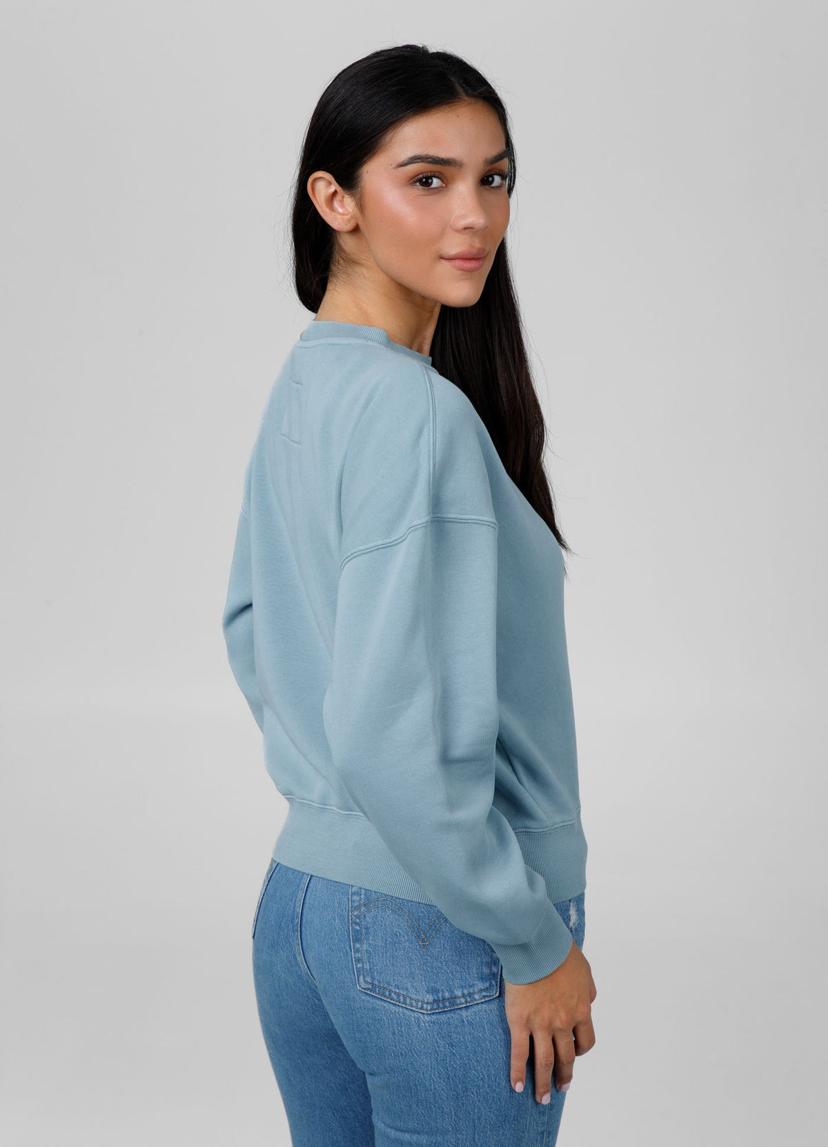 Women&#39;s sweatshirt Washed Manzanita - Blue