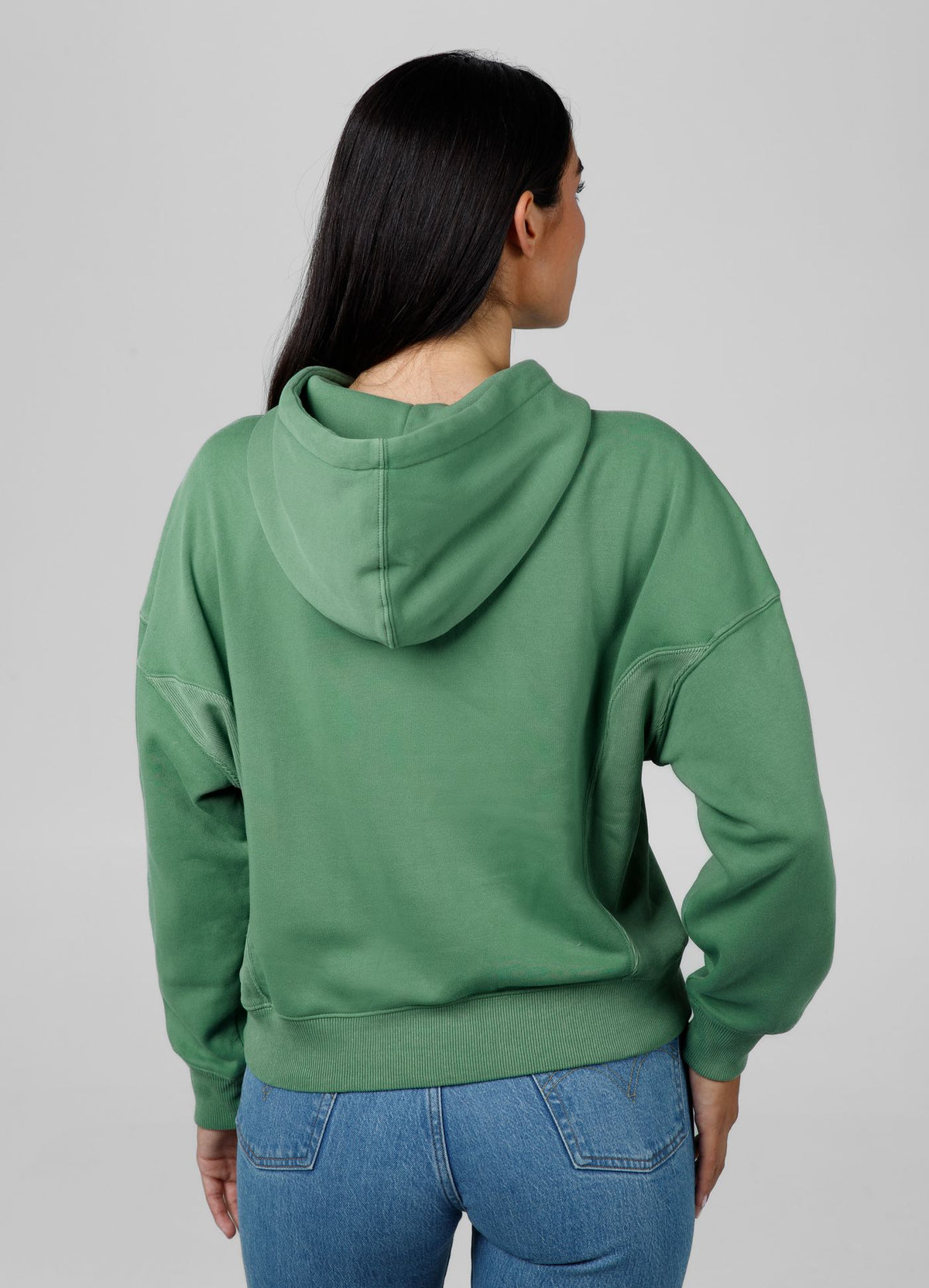 Women&#39;s hoodie Washed Manzanita II - Green