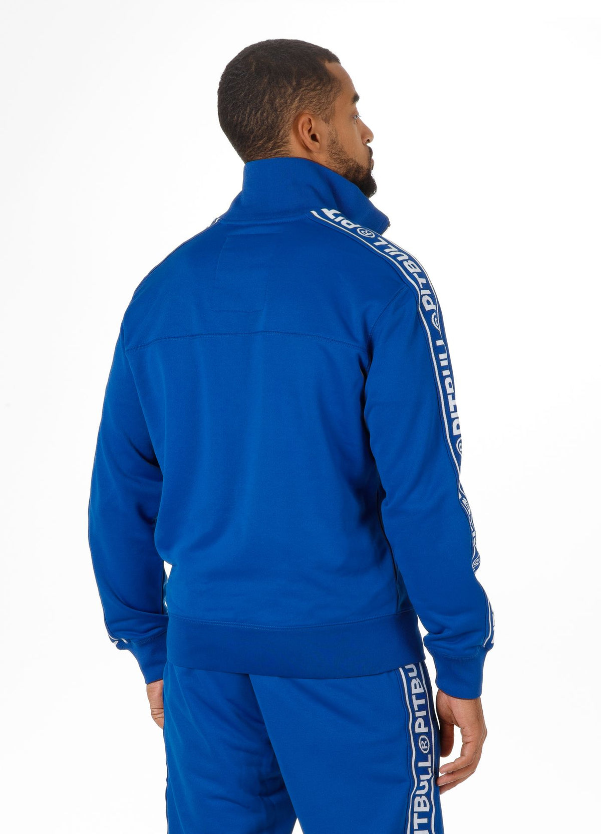 Tape Logo Oldschool Sweatjacket - Blue