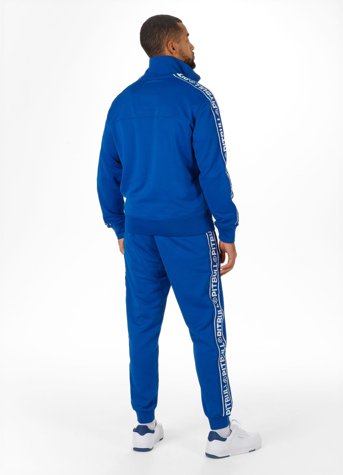 Tape Logo Oldschool Sweatjacket - Blue