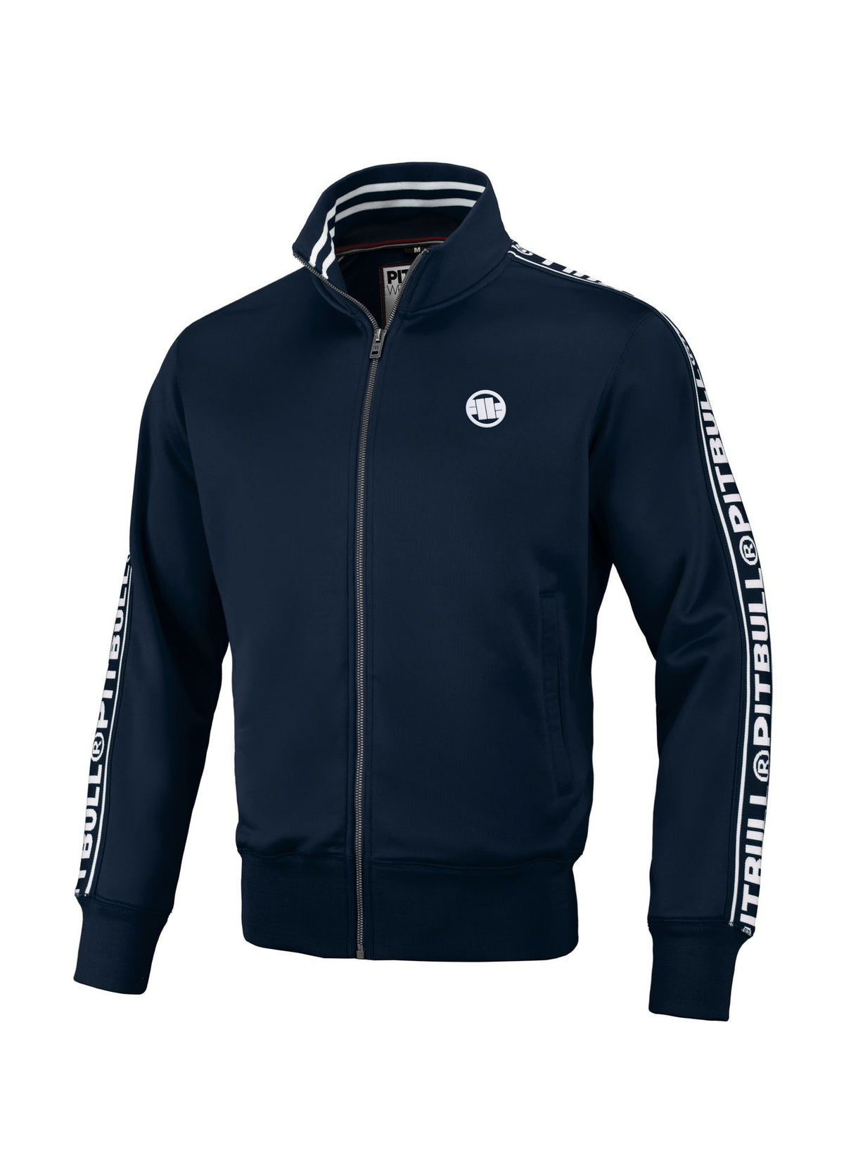 Tape Logo Oldschool Sweatjacket - Navy