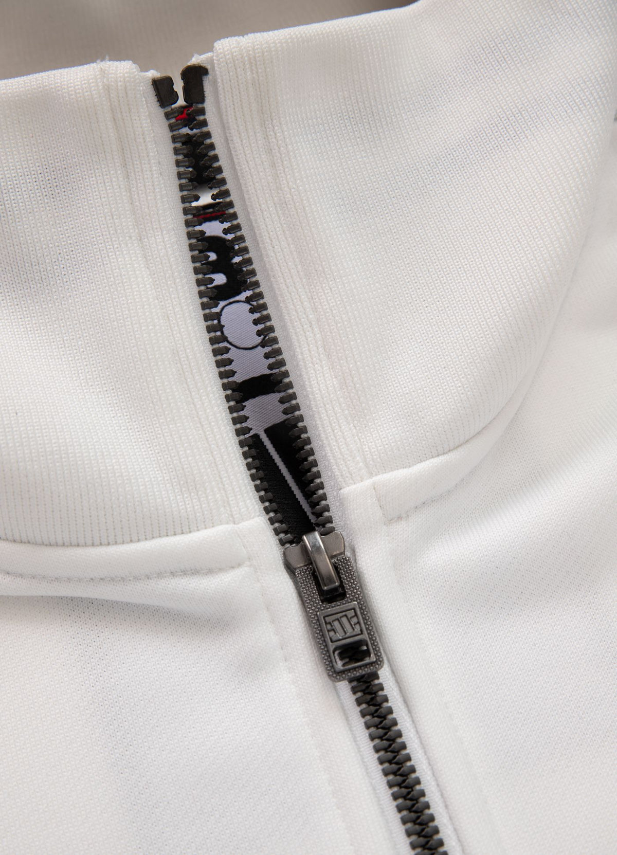 Tape Logo Oldschool Sweatjacket - White