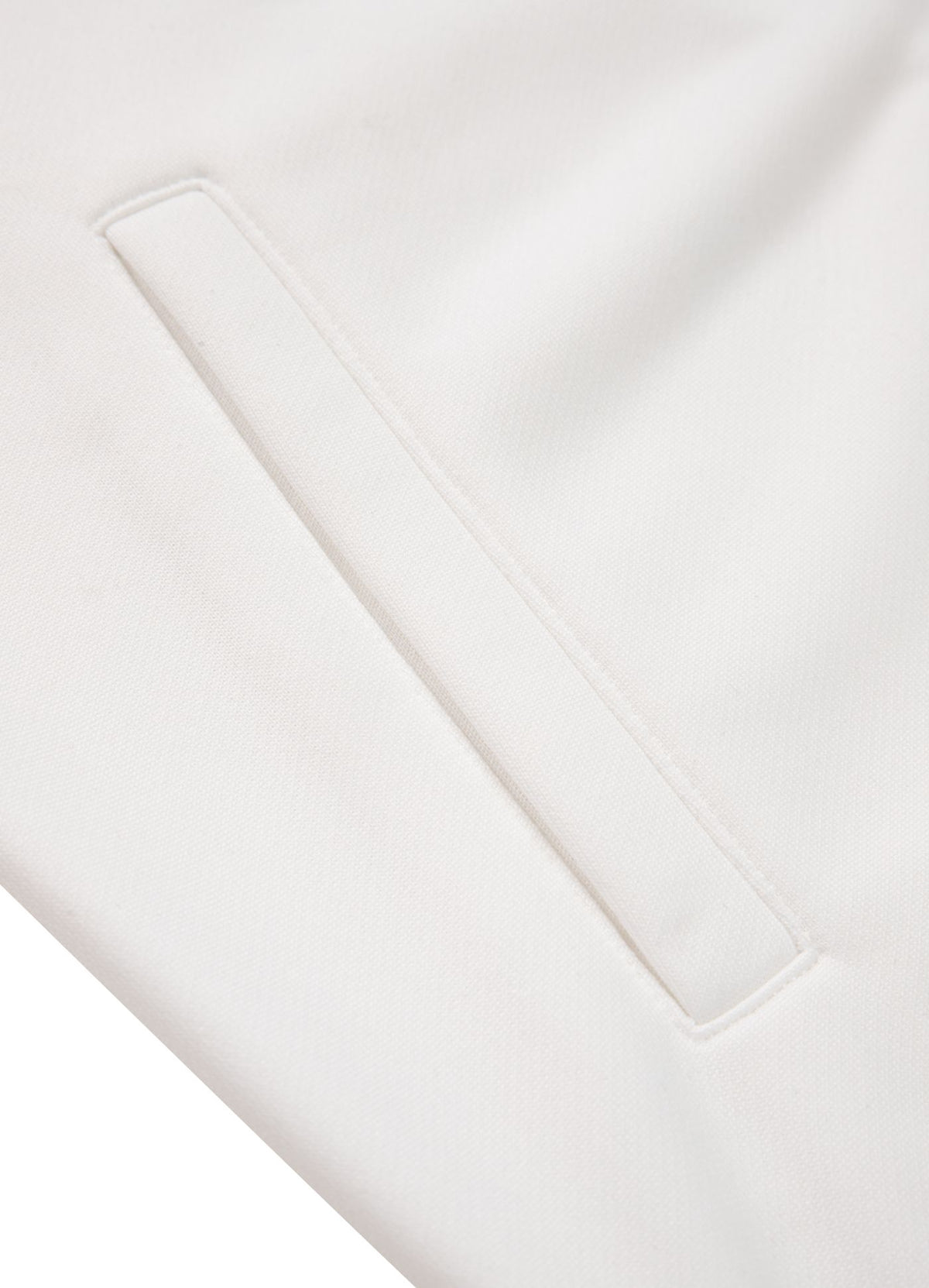Tape Logo Oldschool Sweatjacket - White