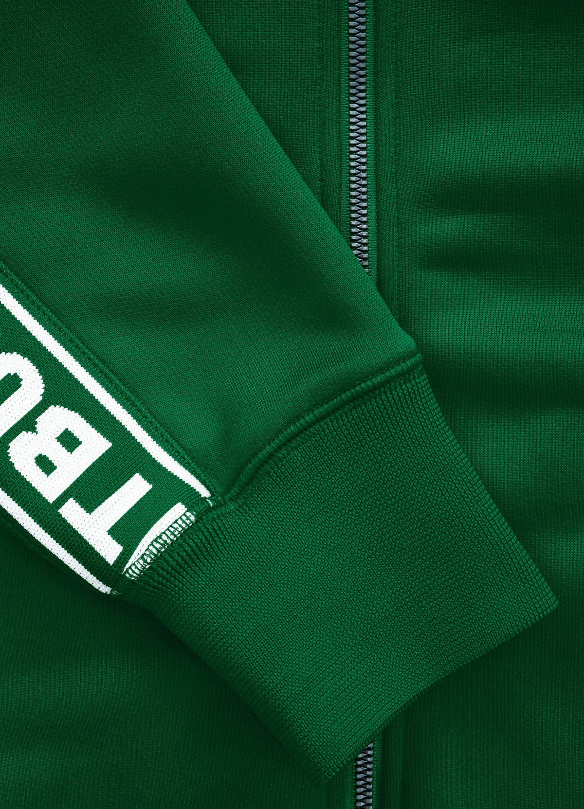 Tape Logo Oldschool Sweatjacket - Green