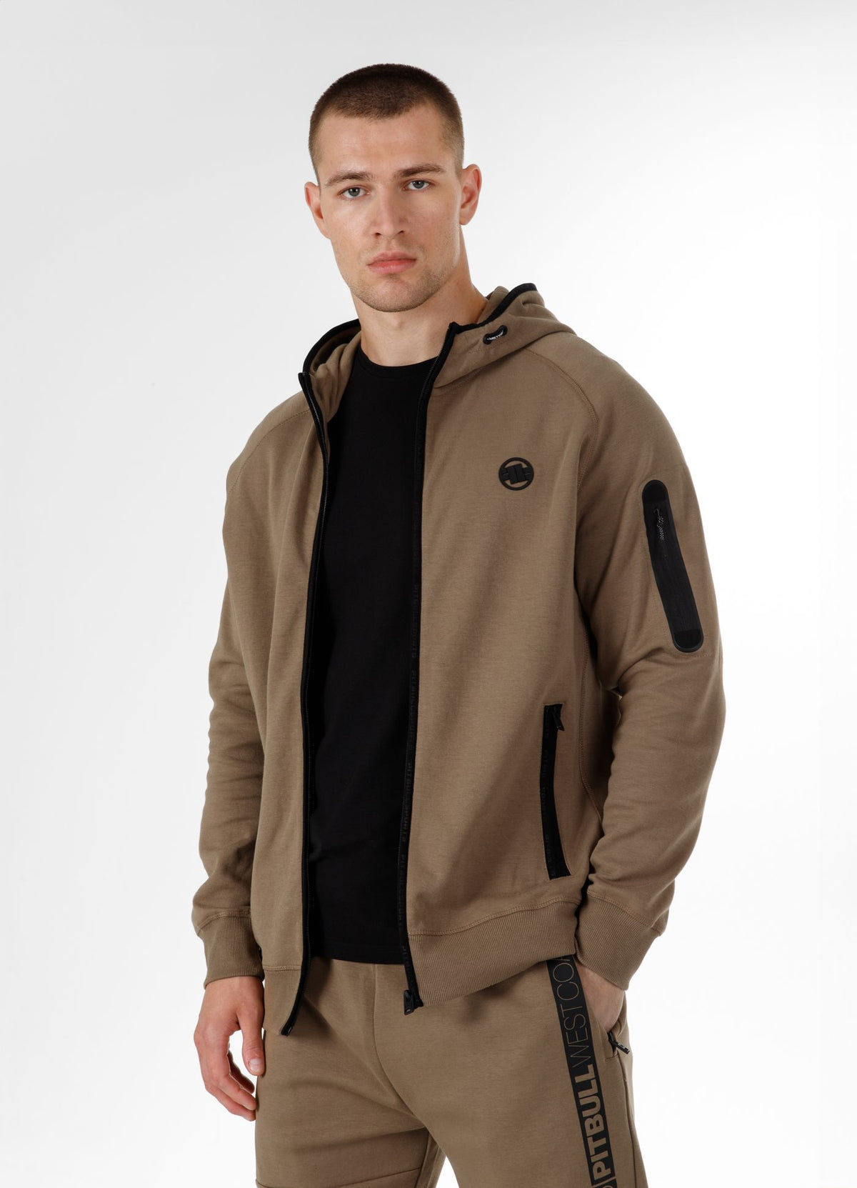 Zip Hoodie Hermes - Coyote Brown