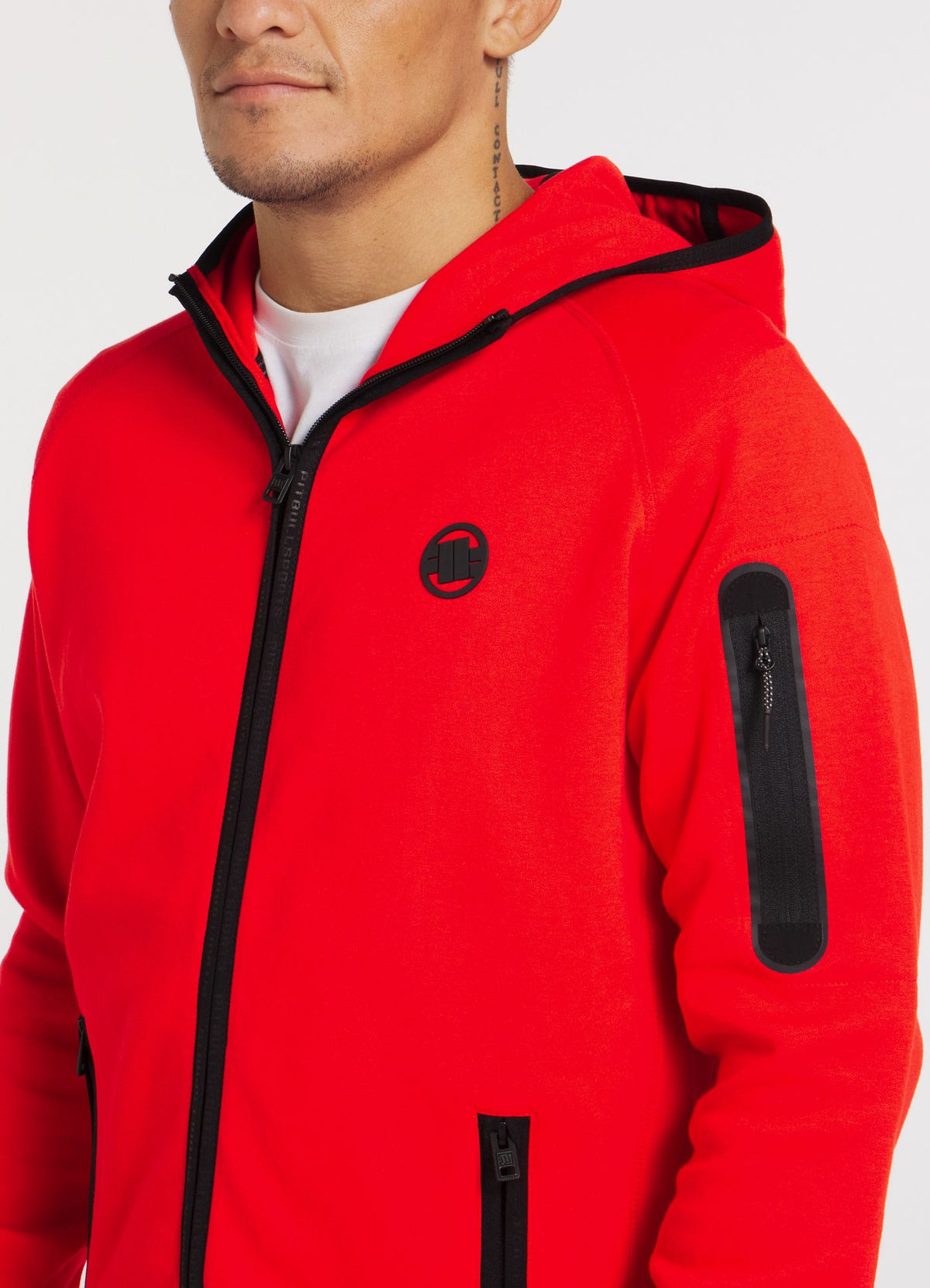 Zip Hoodie Hermes - Flame Red
