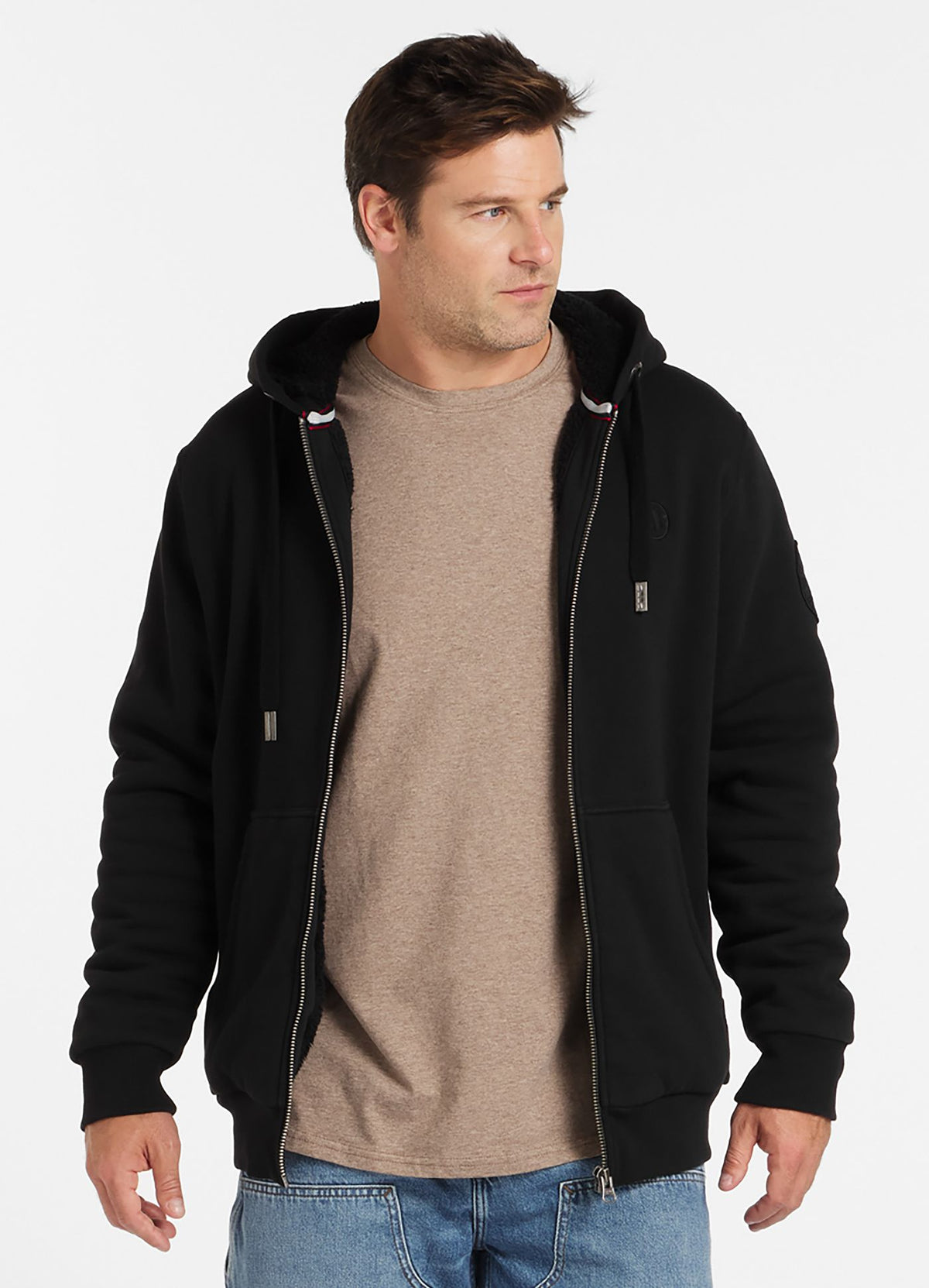 Ruffin II Sherpa Men&#39;s Zip-up hoodie