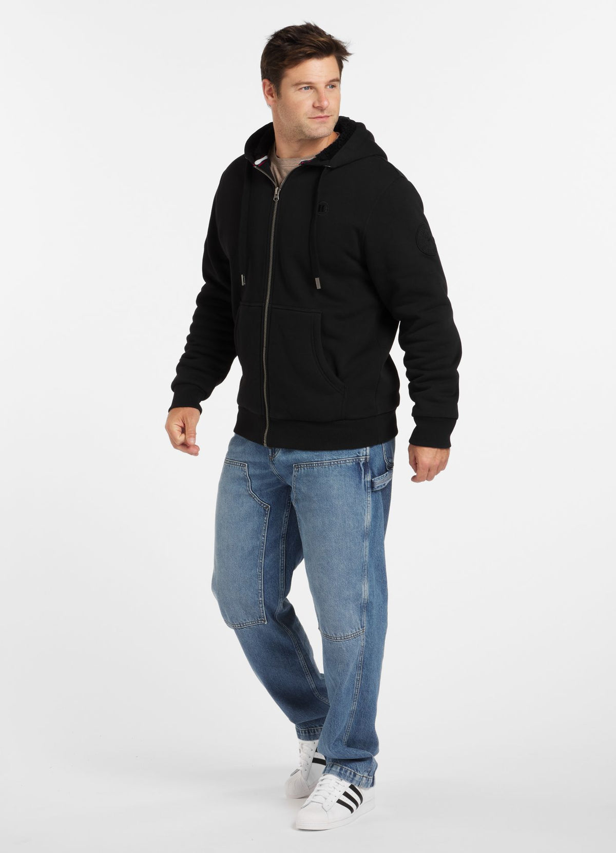 Ruffin II Sherpa Men&#39;s Zip-up hoodie