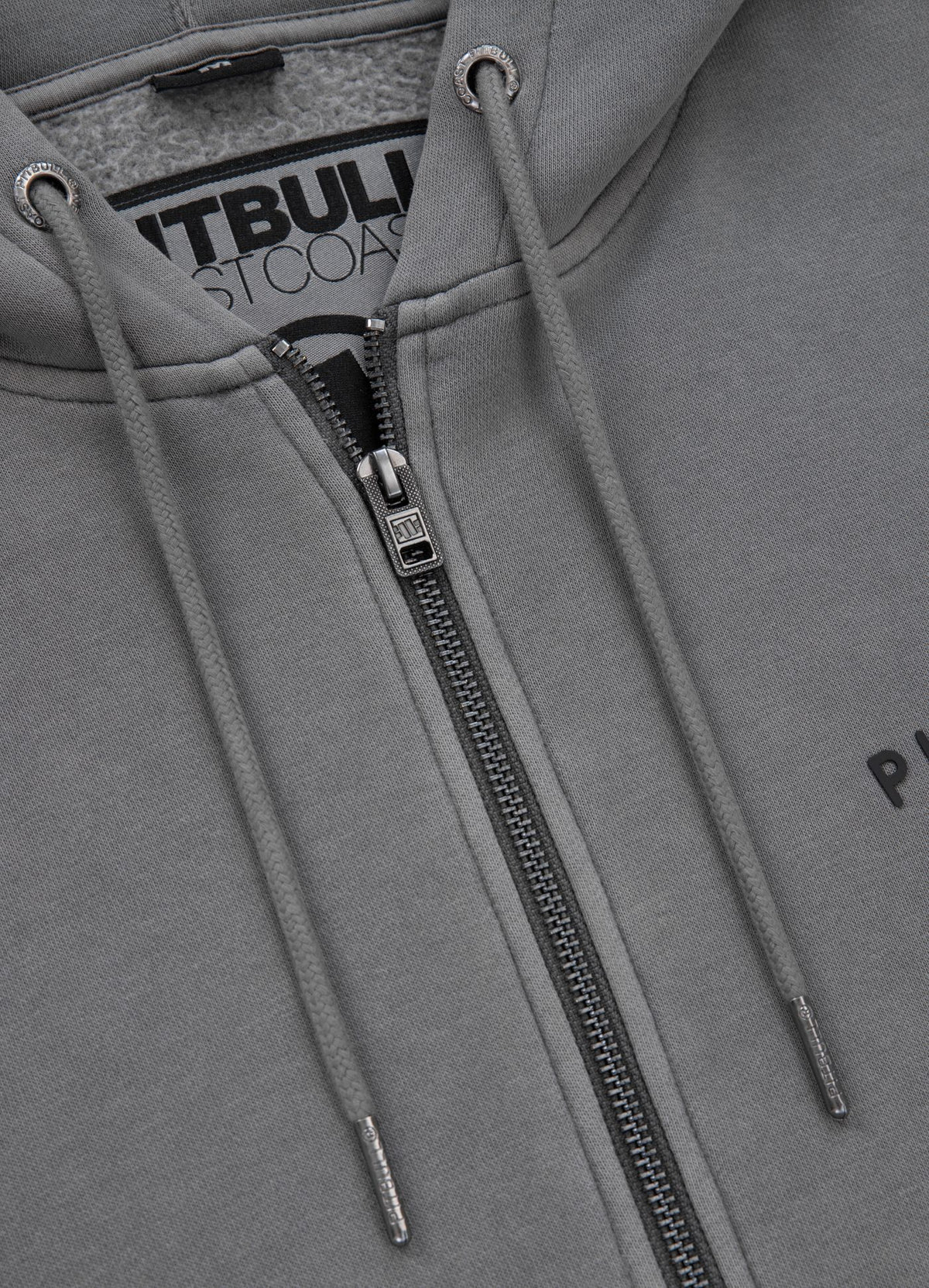 Zip Hoodie Washed Lancaster - Gray