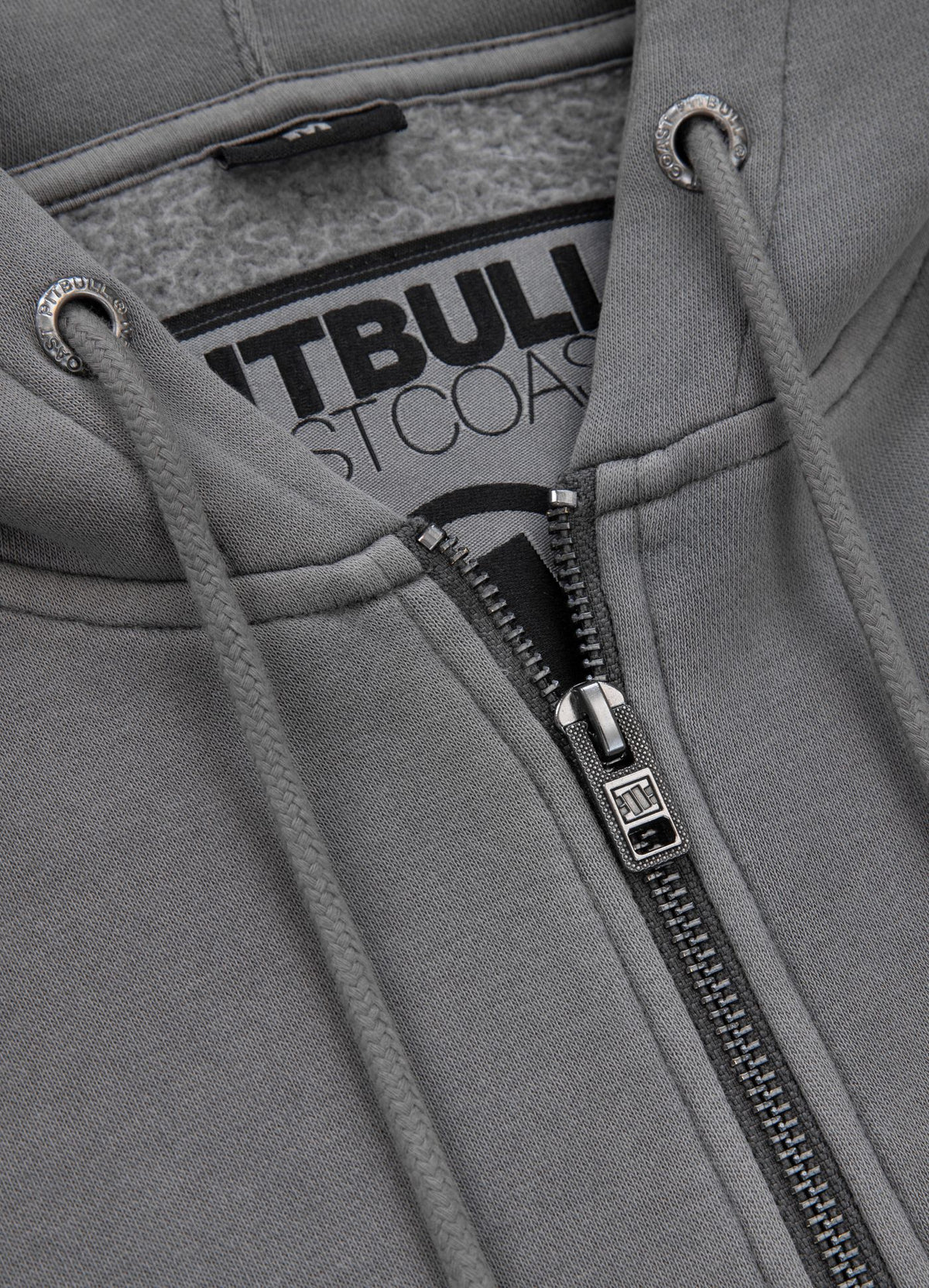 Zip Hoodie Washed Lancaster - Gray
