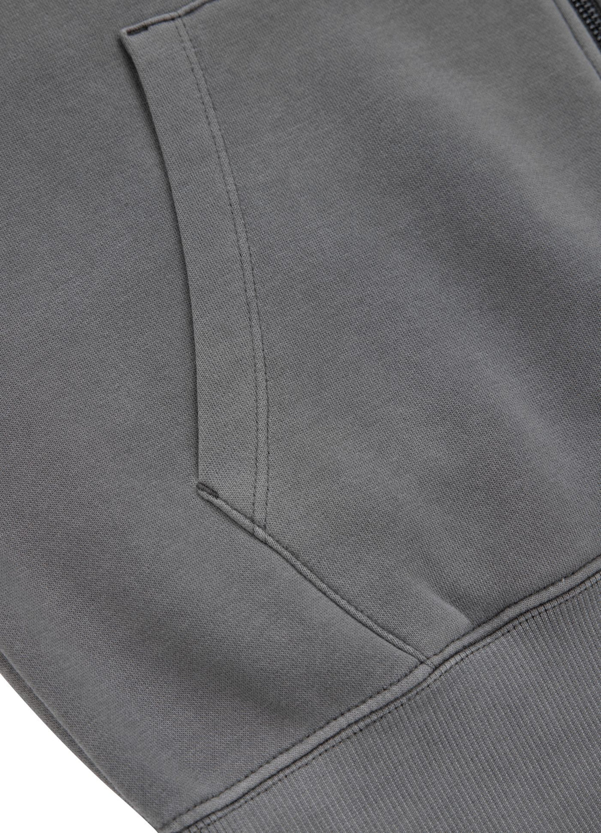 Zip Hoodie Washed Lancaster - Gray