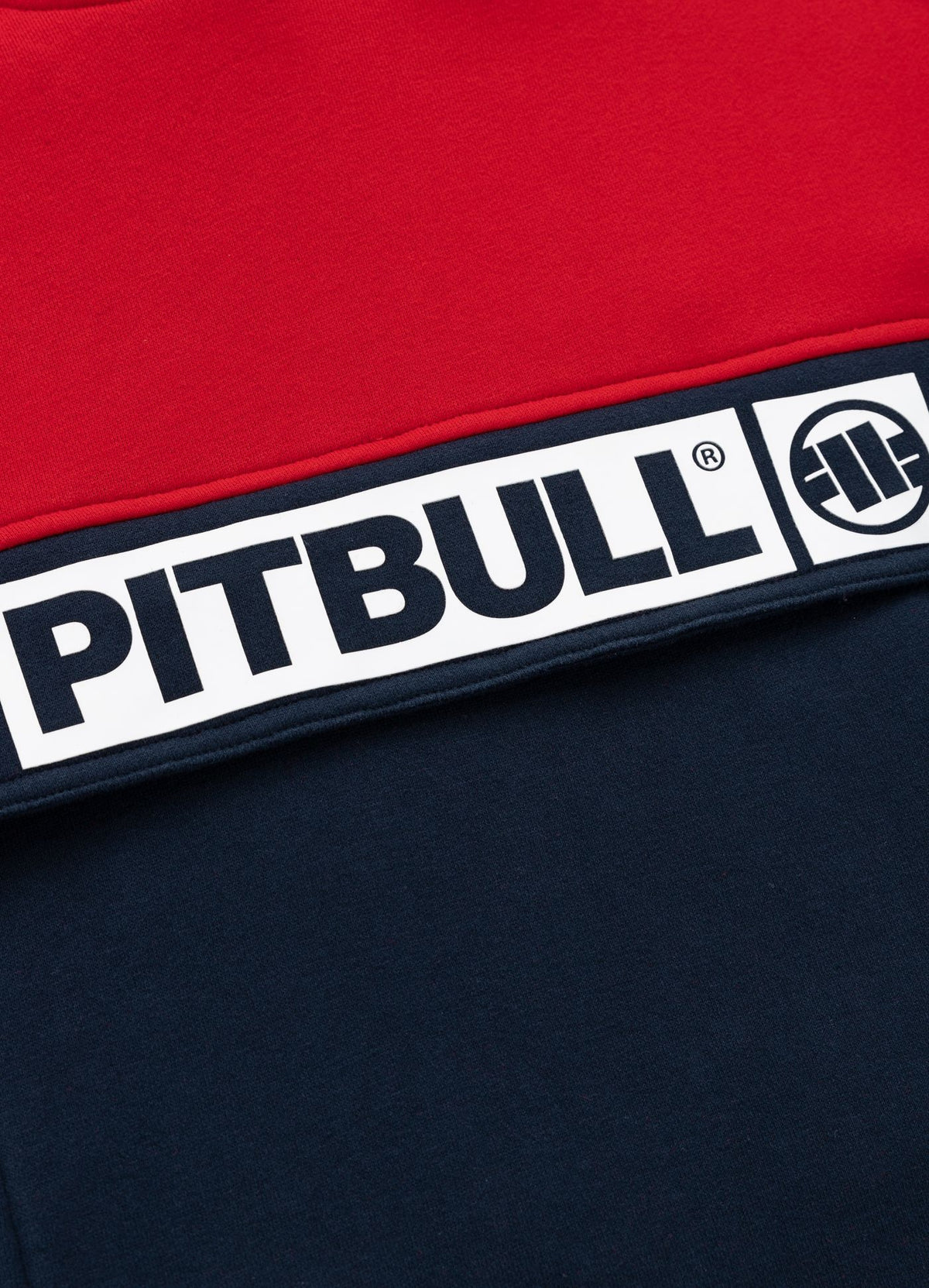 Hilltop Hoodie Terry - Red/Navy