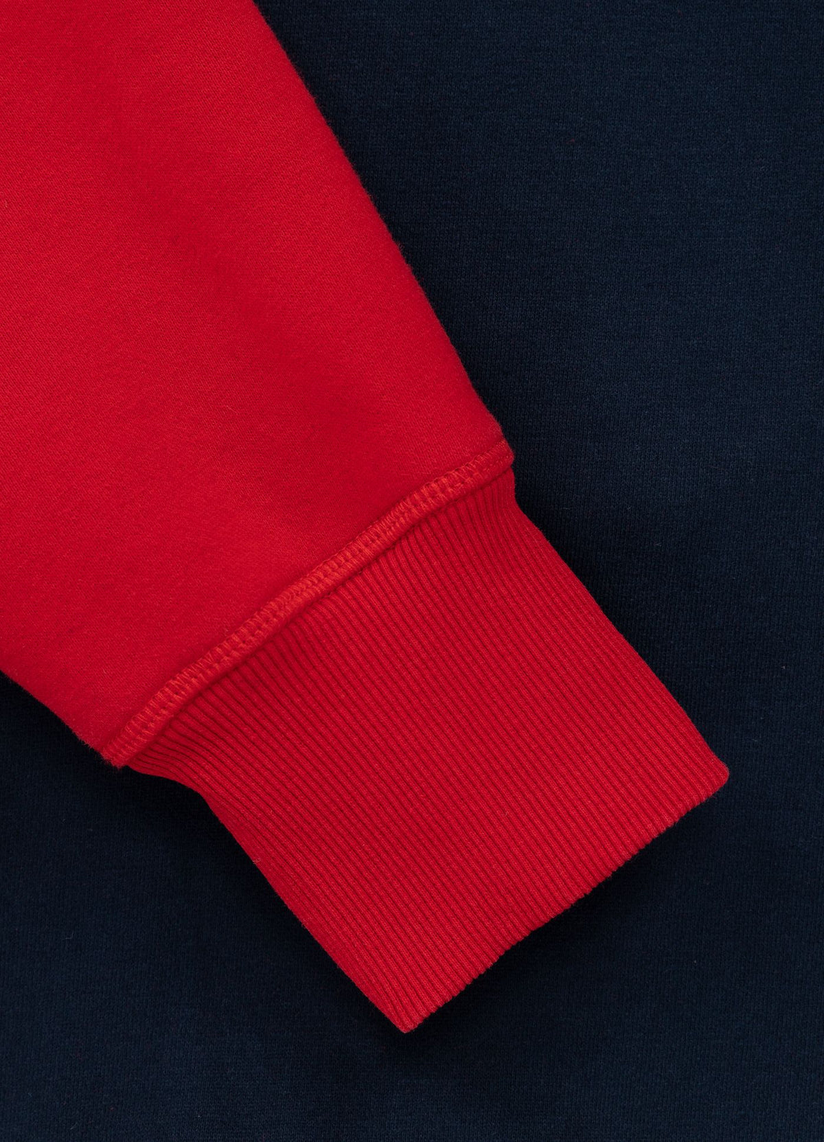 Hilltop Hoodie Terry - Red/Navy