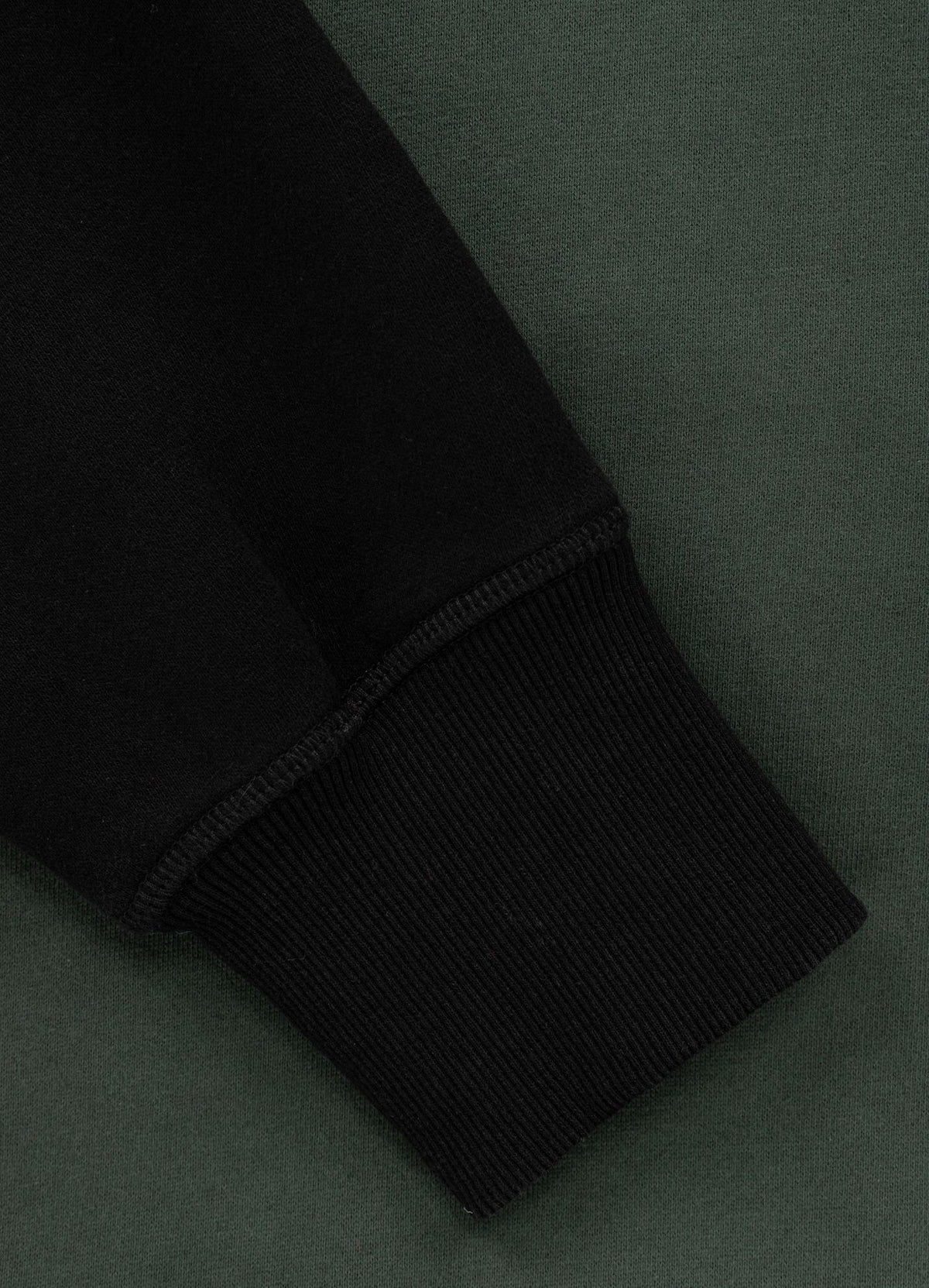 Hilltop Hoodie Terry - Black/Olive