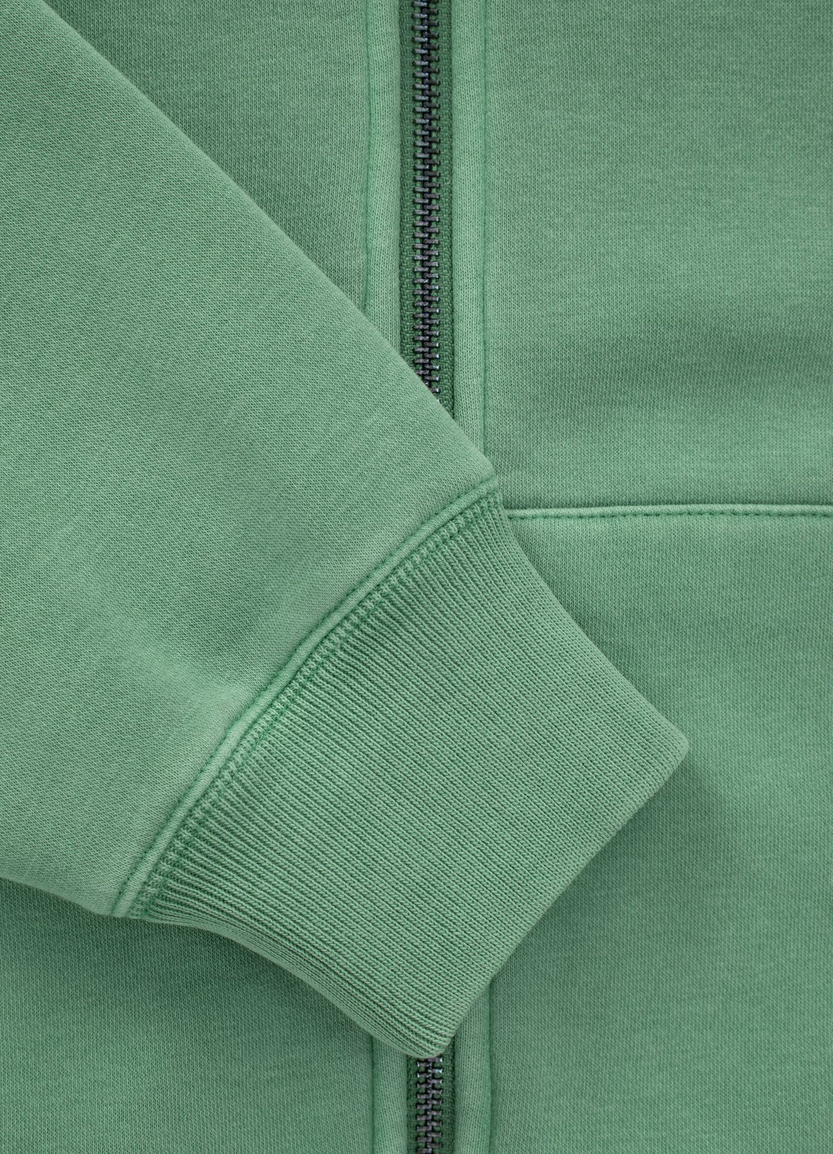 Women&#39;s zip-up hoodie Washed Manzanita II - Green