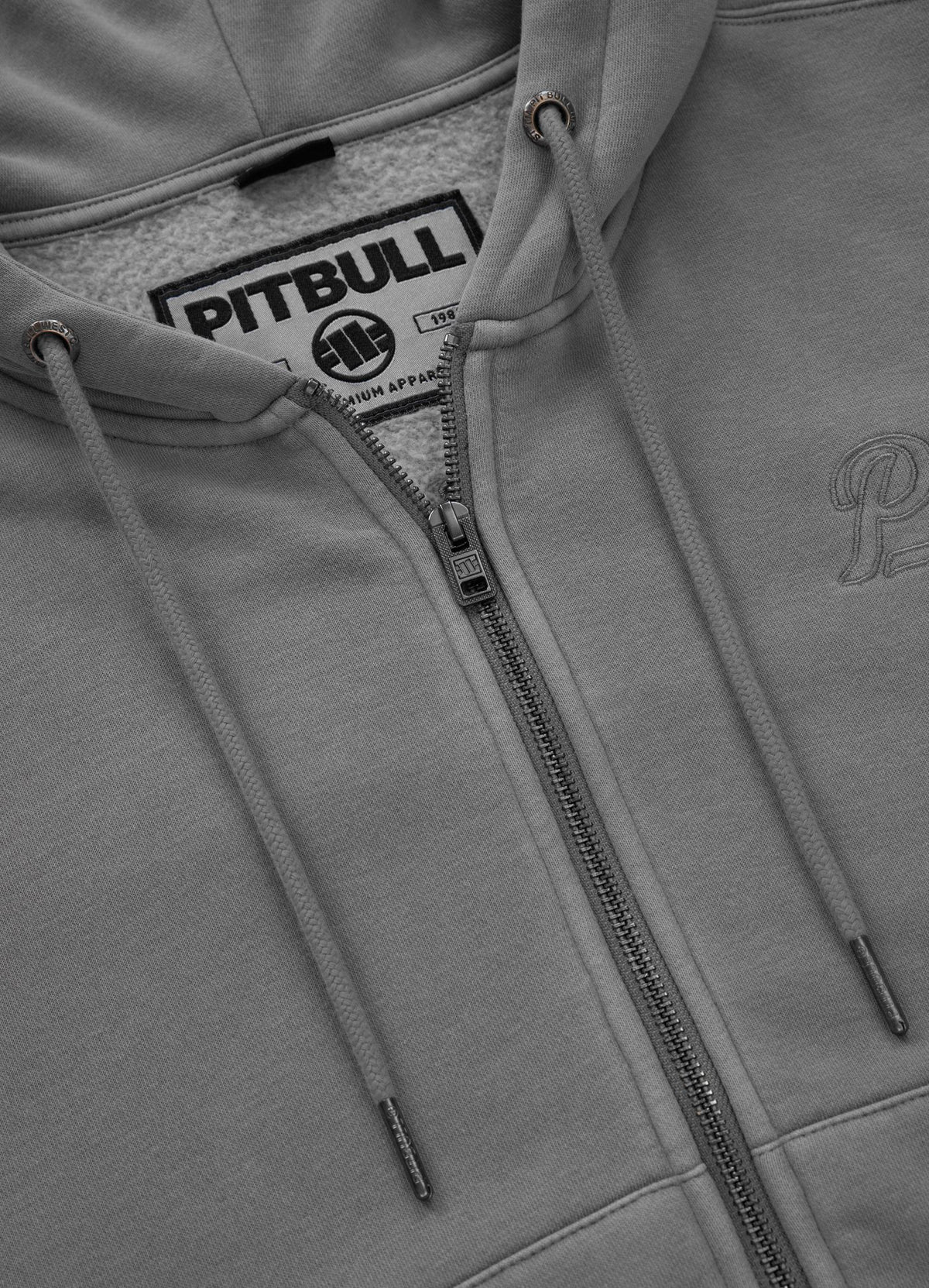 Women&#39;s zip-up hoodie Washed Manzanita II - Grey