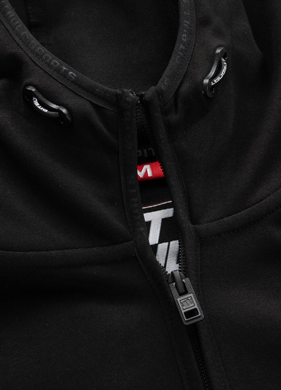 Harris Zip Up Hoodie  - Black