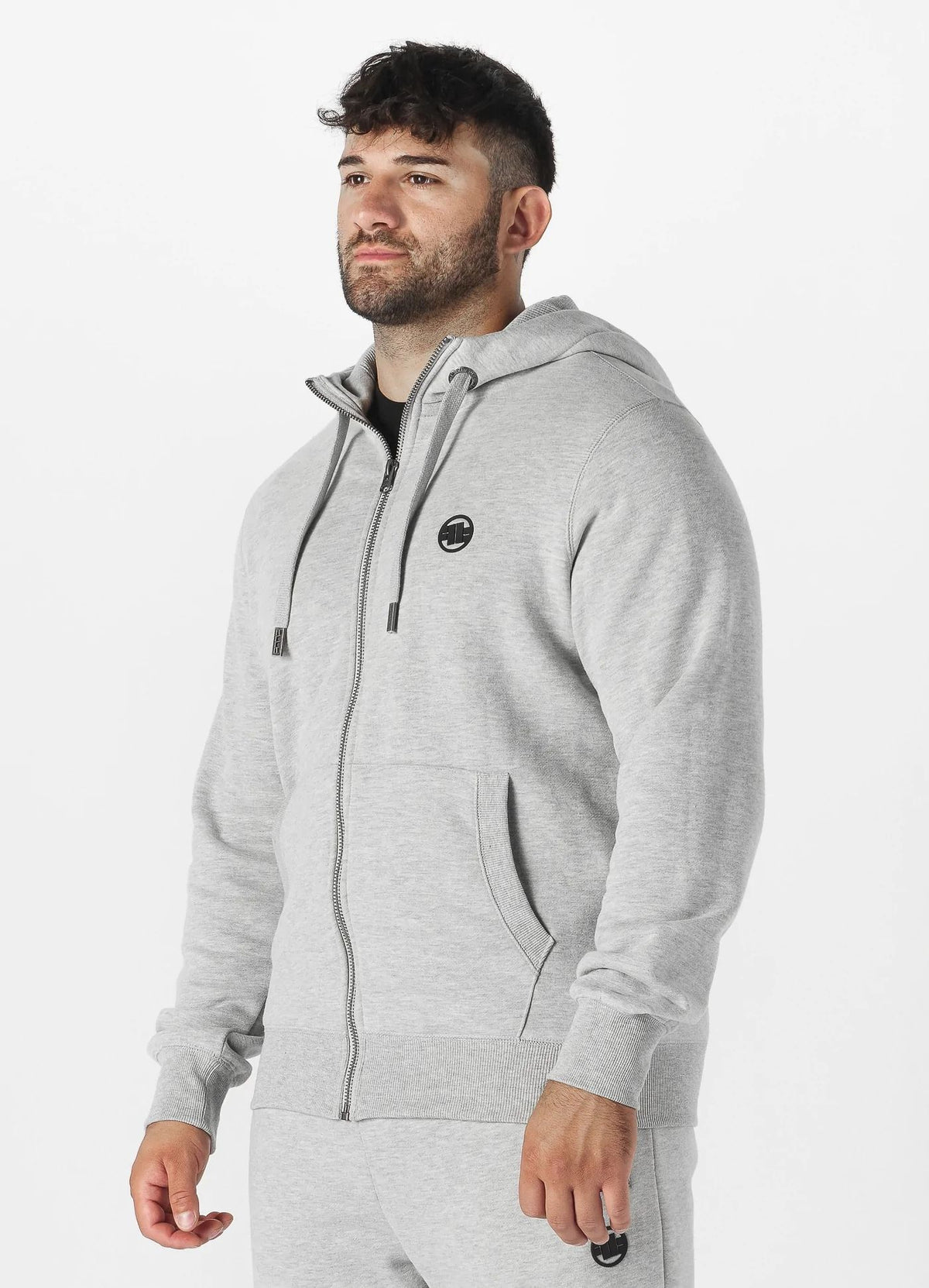 Small Logo Zip-Up Hoodie