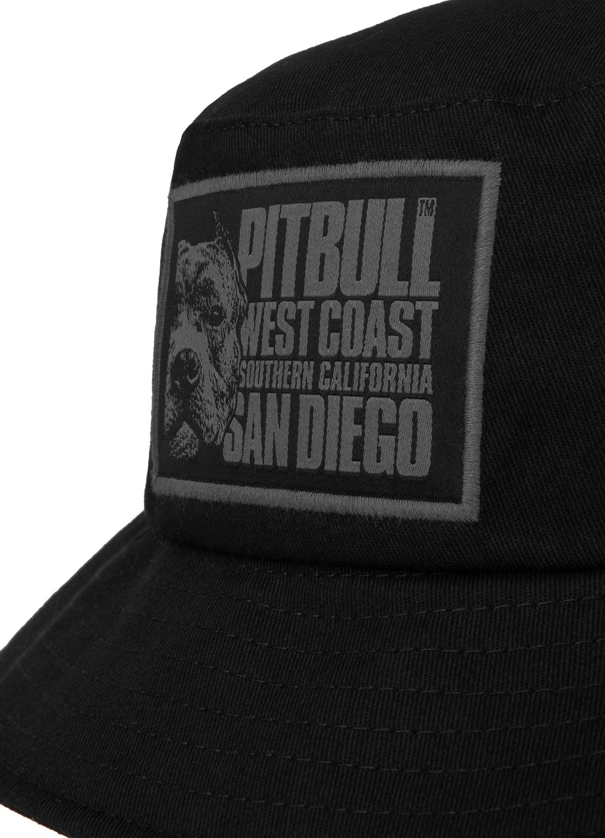&quot;Dog&quot; Bucket Hat - Black