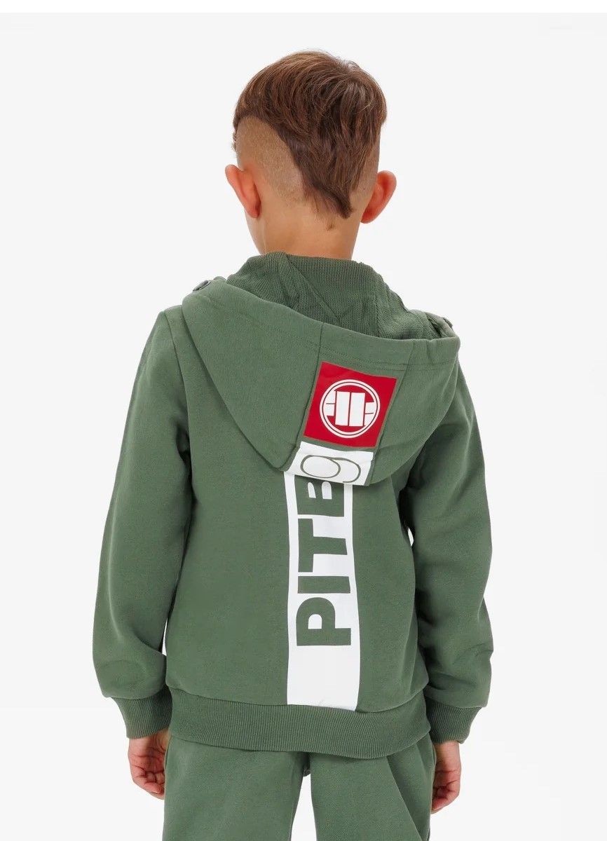 Hilltop Junior Zip-Up Hoodie - Olive