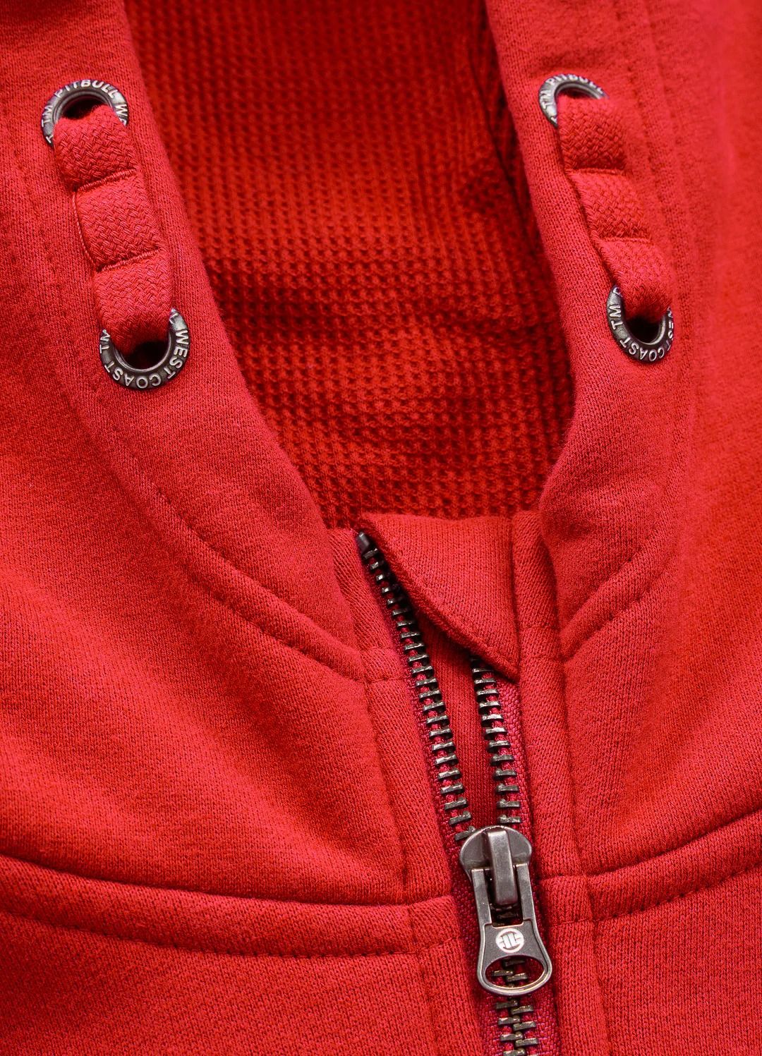 Hilltop Junior Zip-Up Hoodie - Red
