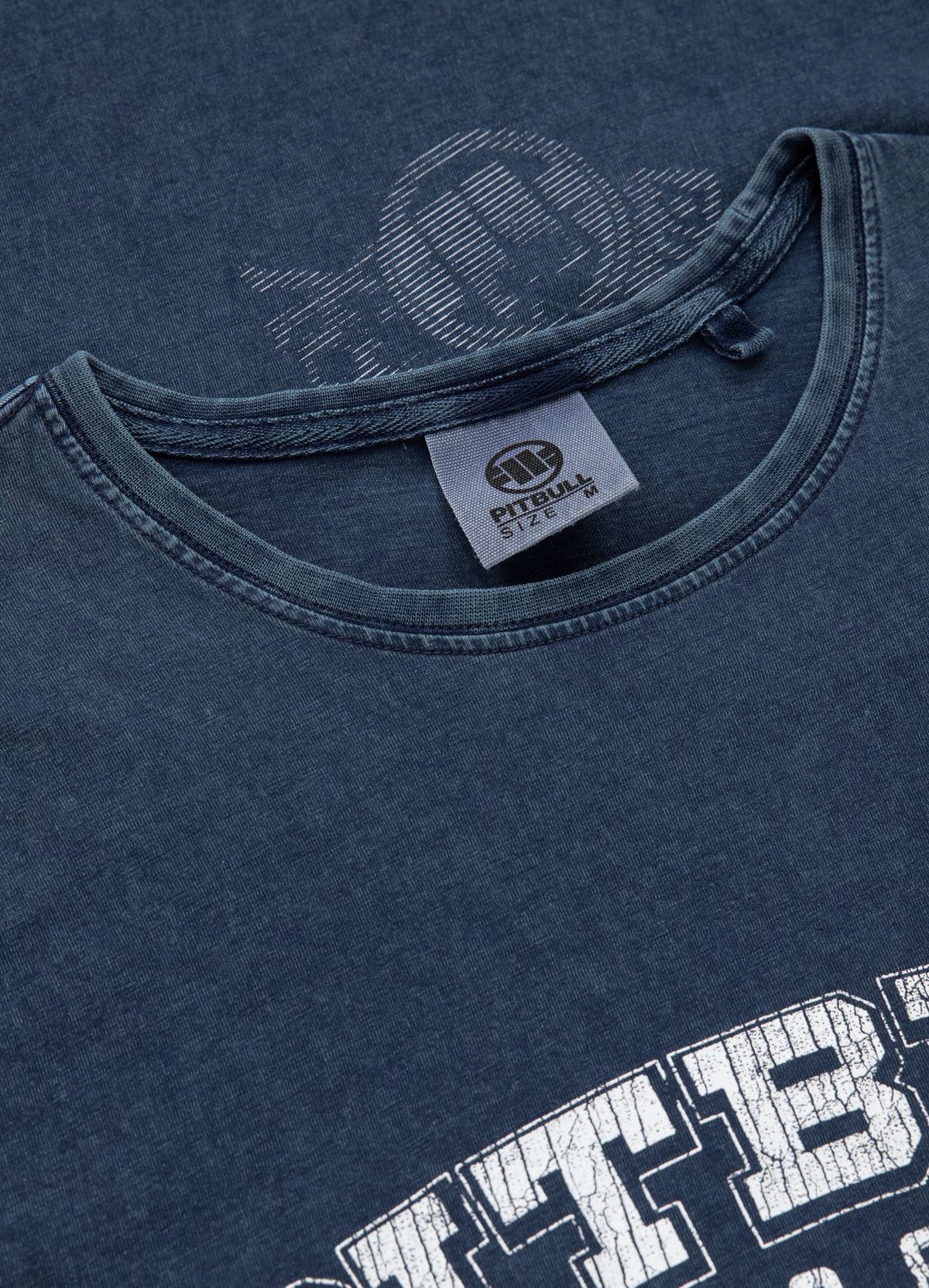 T-Shirt Denim Washed Born in 1989 - Blue