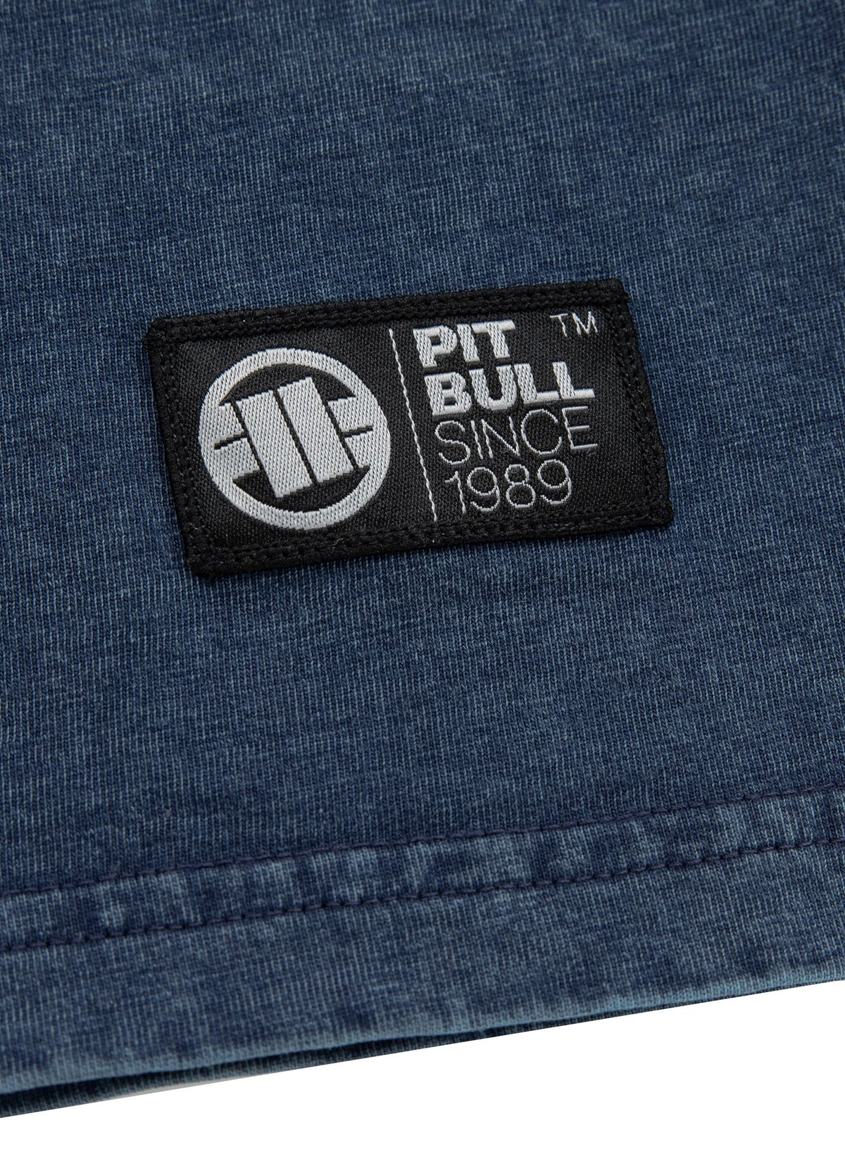 T-Shirt Denim Washed Born in 1989 - Blue