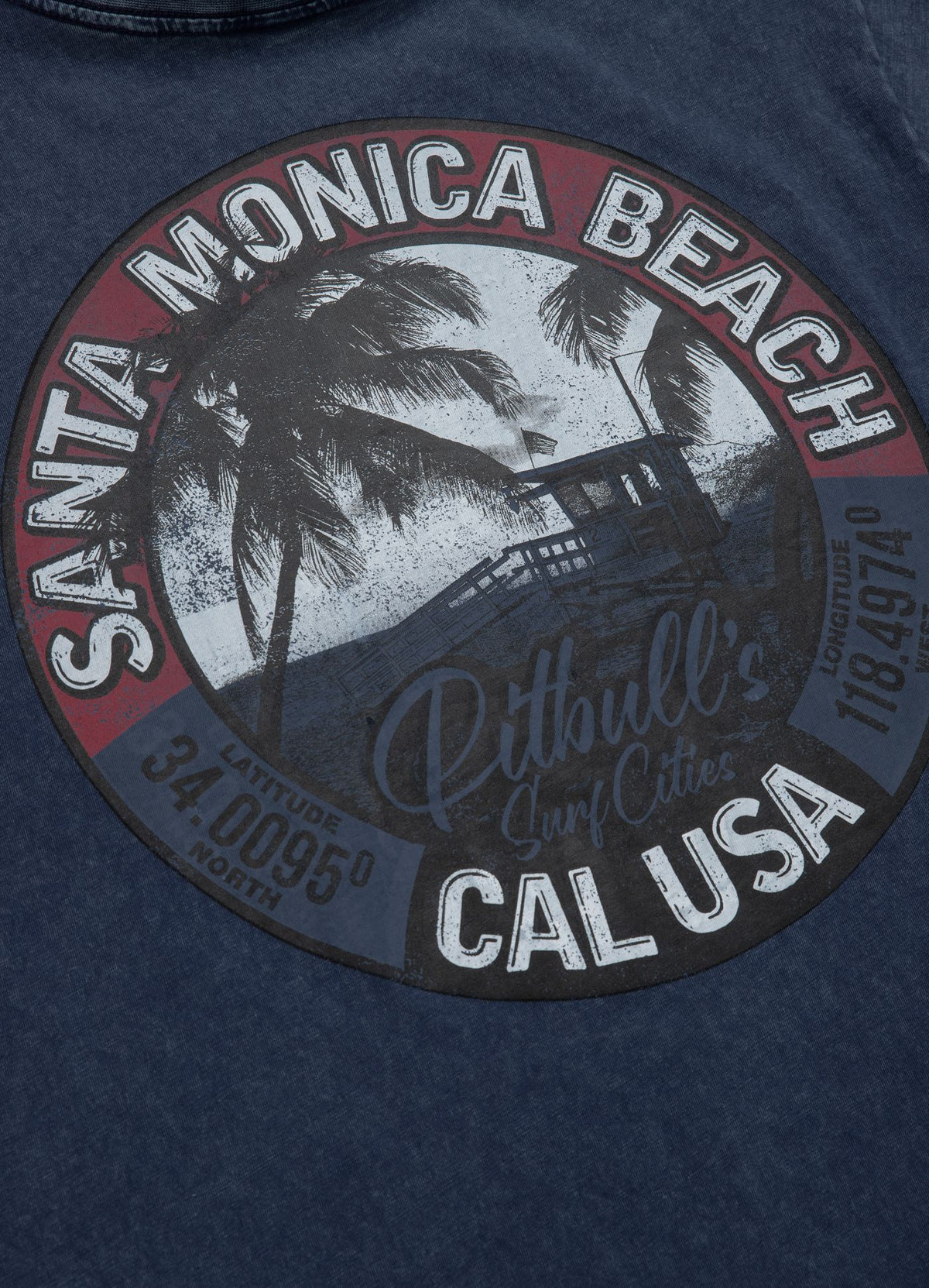 Oceanside Denim Washed T-Shirt - Navy