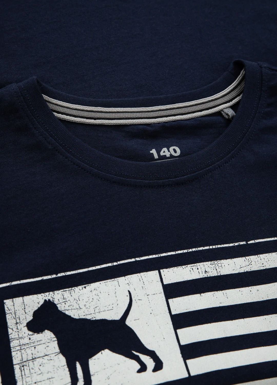 Pitbull USA - Navy Kids T-Shirt