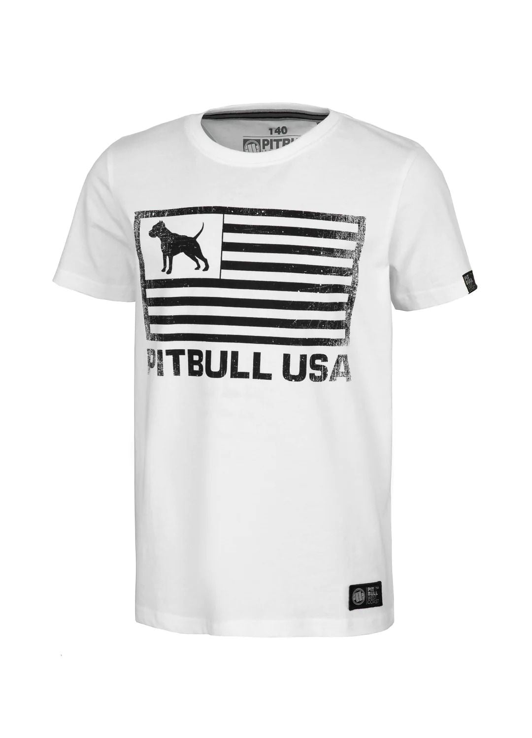Pitbull USA - White Kids T-Shirt