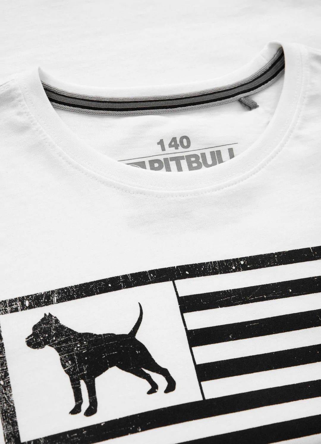 Pitbull USA - White Kids T-Shirt