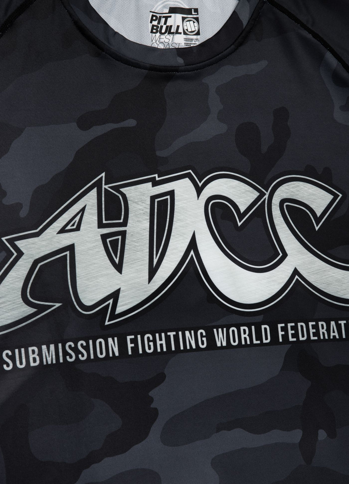 ADCC II - All Black Camo Mesh T-Shirt Performance Pro Plus