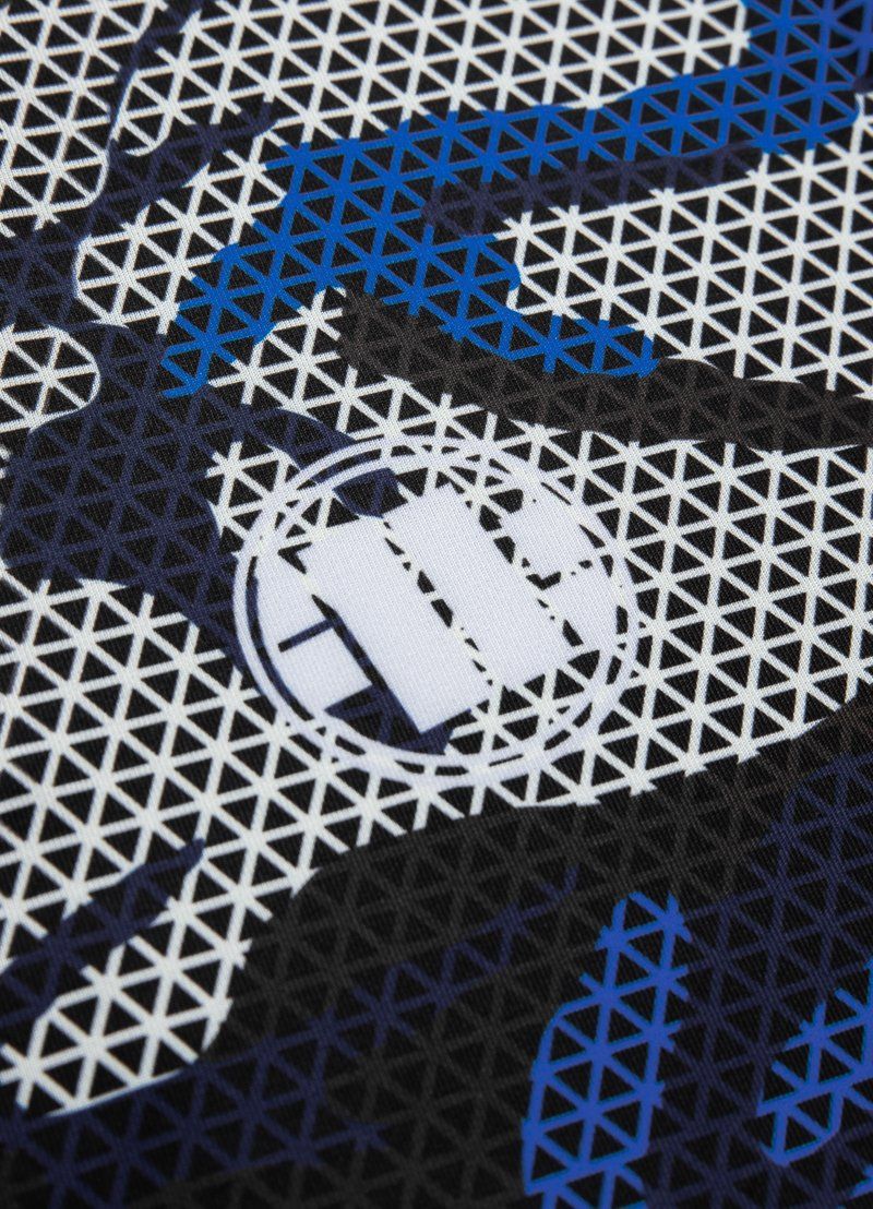 Net Camo - Woodland Camo Blue Mesh T-Shirt Performance Pro Plus