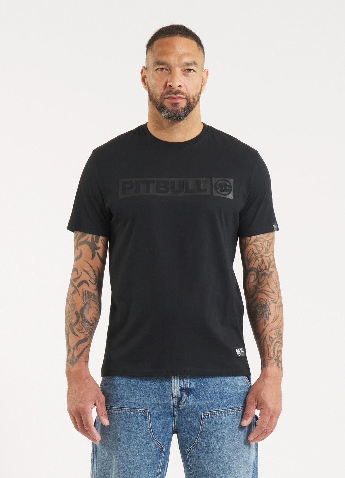 Men&#39;s T-Shirt All Black HILLTOP - Black