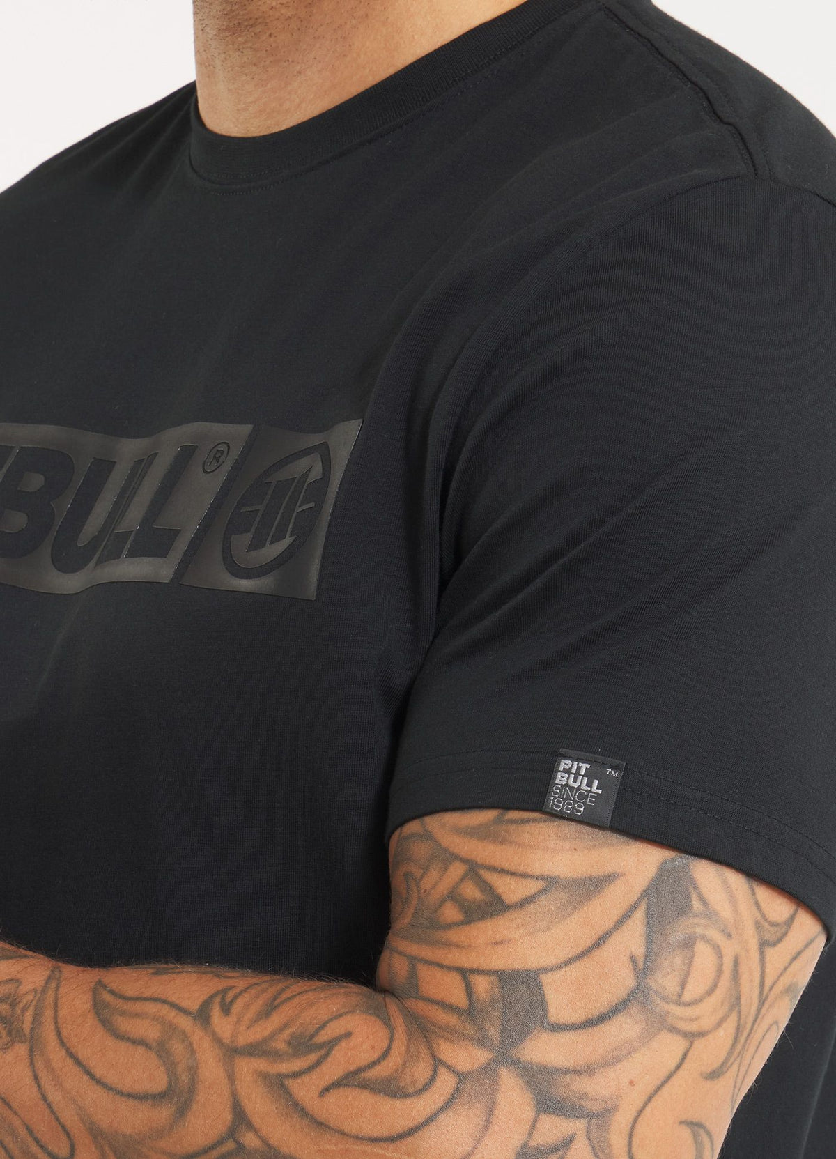 Men&#39;s T-Shirt All Black HILLTOP - Black